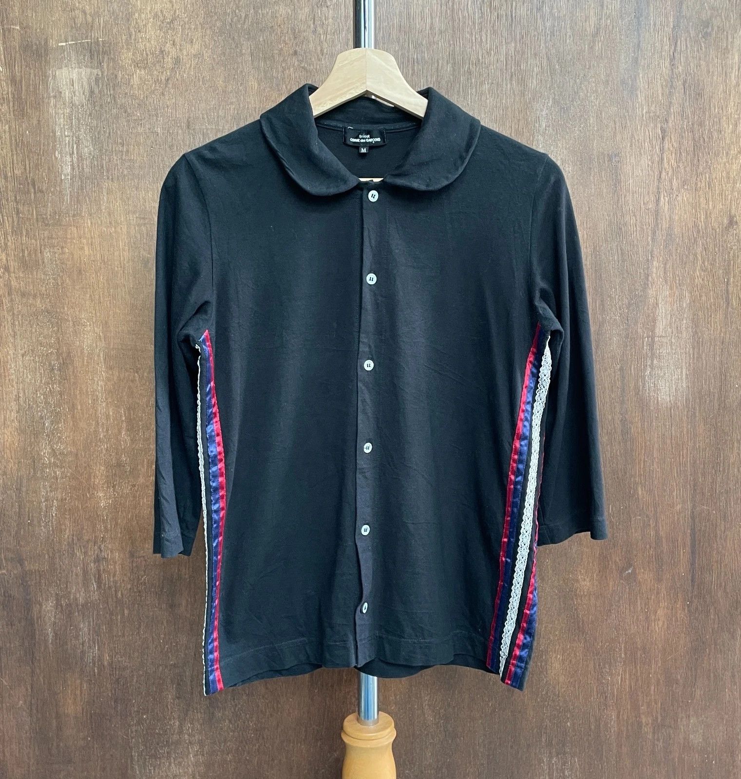 Comme des Garcons COMME des GARCONS Tricot Two Fabric Shirt 2015 Size US M / EU 48-50 / 2 - 1 Thumbnail