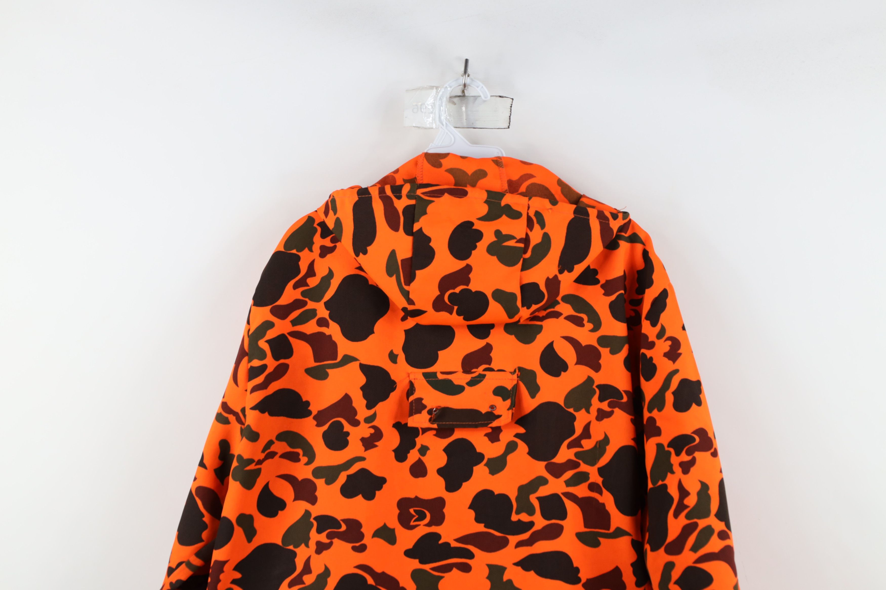 Vintage Vintage 90s Streetewar Hooded Jacket Blaze Orange USA Size US XXL / EU 58 / 5 - 14 Thumbnail