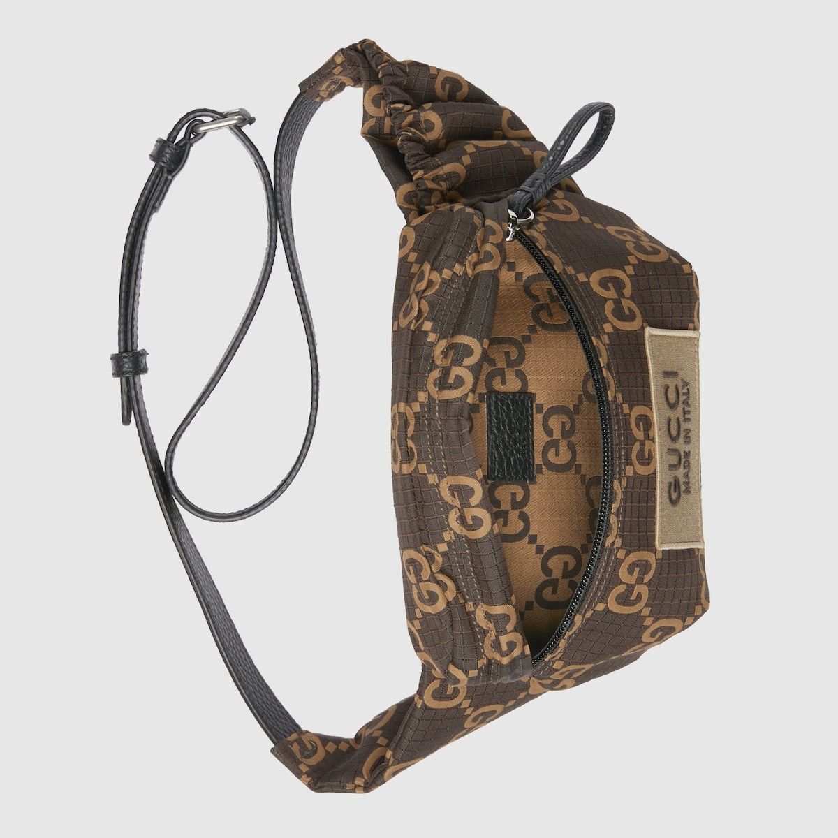 Gucci o1mt1gz0225 Size: 80 / Large GG Ripstop Belt Bag in Brown Size 30 - 7 Thumbnail