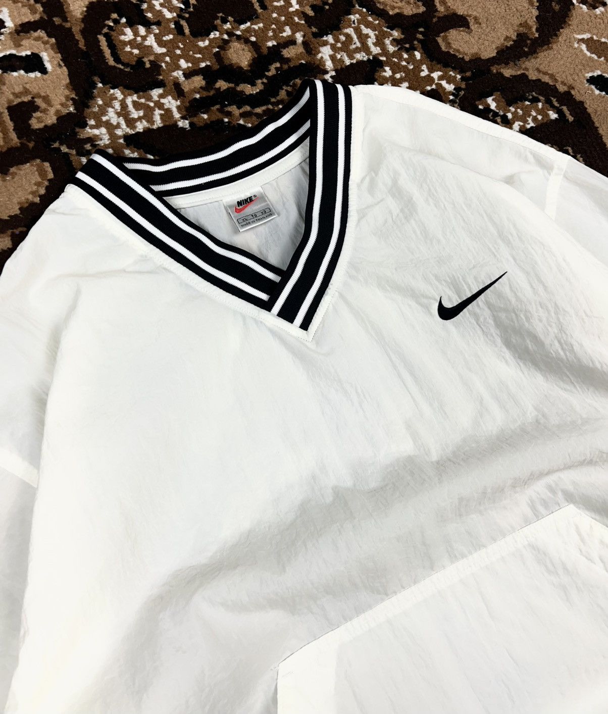 Nike × Vintage Vintage 90's Nike Nylon Jacket Archive Jersey Y2k Size US XL / EU 56 / 4 - 5 Thumbnail
