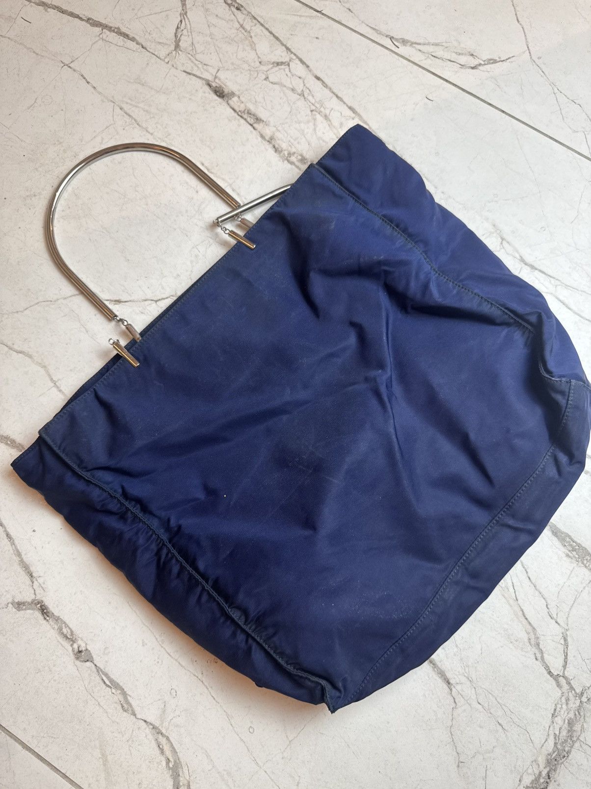 Prada PRADA Tote Bag Nylon blue navy Size ONE SIZE - 7 Thumbnail