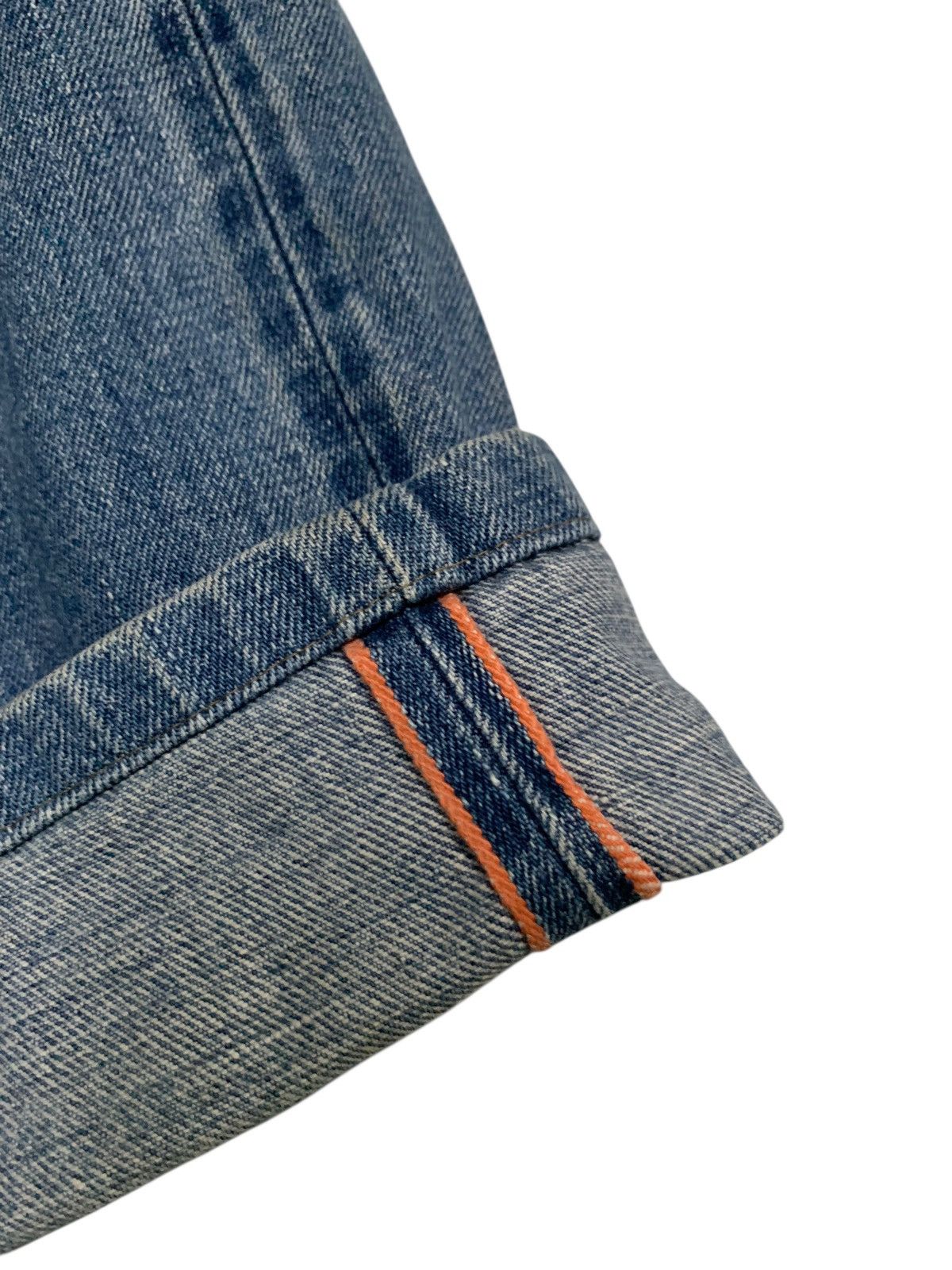 Japanese Brand VINTAGE EDWIN SELVEDGE 505Z JAPANESE FADED DISTRESSED DENIM Size US 34 / EU 50 - 10 Thumbnail