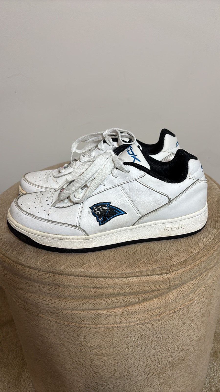 NFL × Reebok × Vintage Vintage Reebok Carolina Panthers Shoes Size US 9 / EU 42 - 3 Thumbnail
