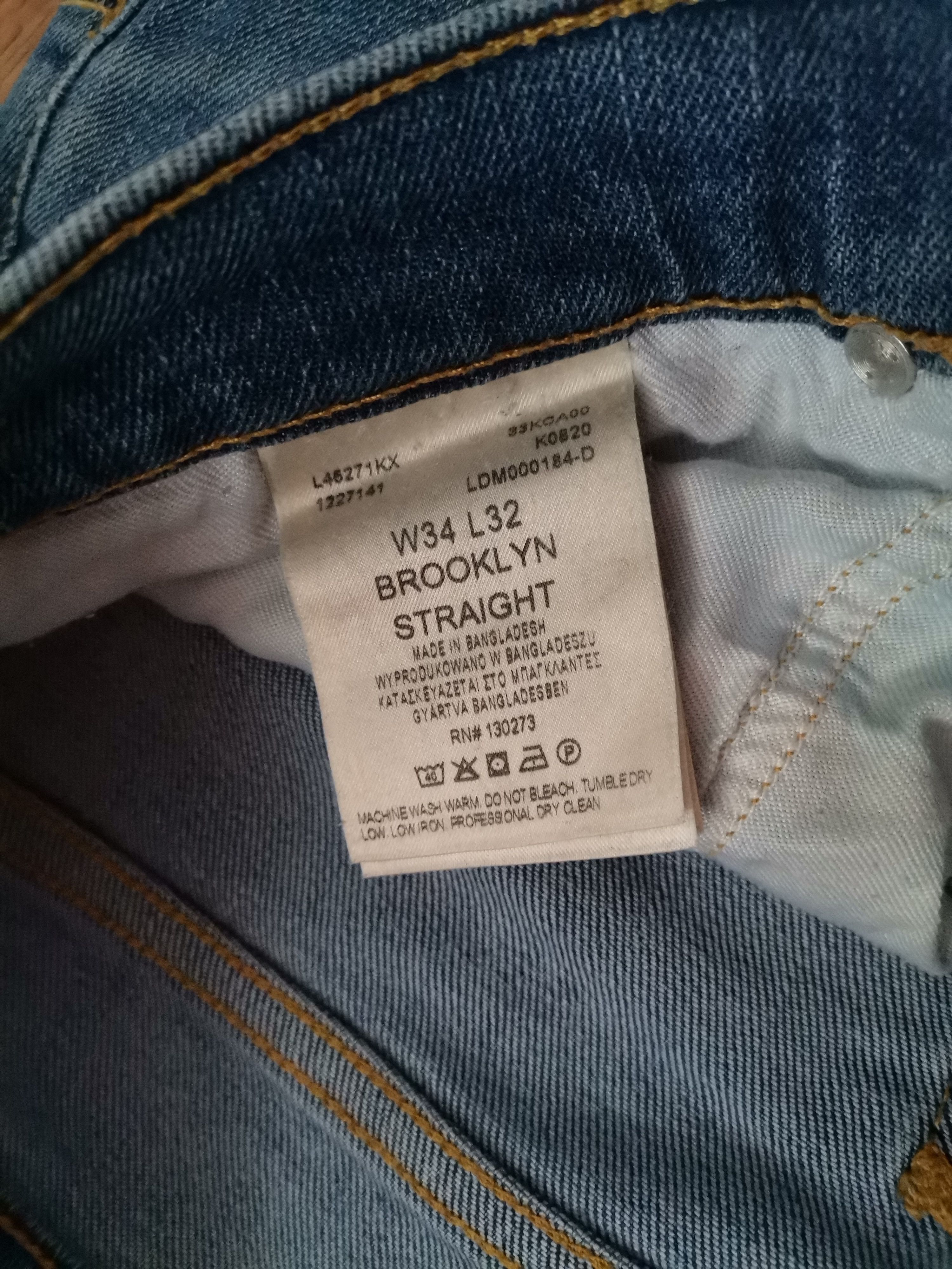 Lee Lee Brooklyn Straight Jeans Size US 34 / EU 50 - 5 Thumbnail