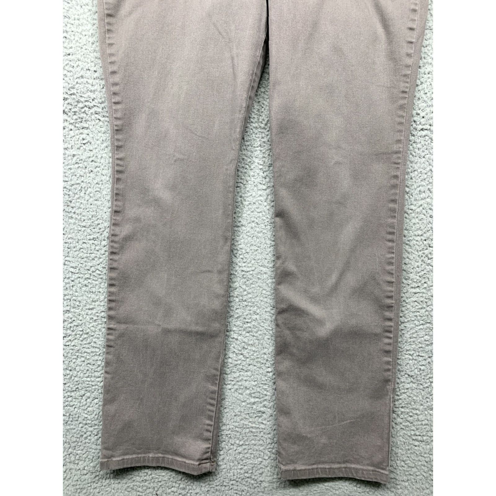 Lee Lee Women's Denim Pants 12M Slim Straight Leg High Rise Light Brown 5-Pocket Jeans Size 34" / US 12 / IT 48 - 3 Thumbnail