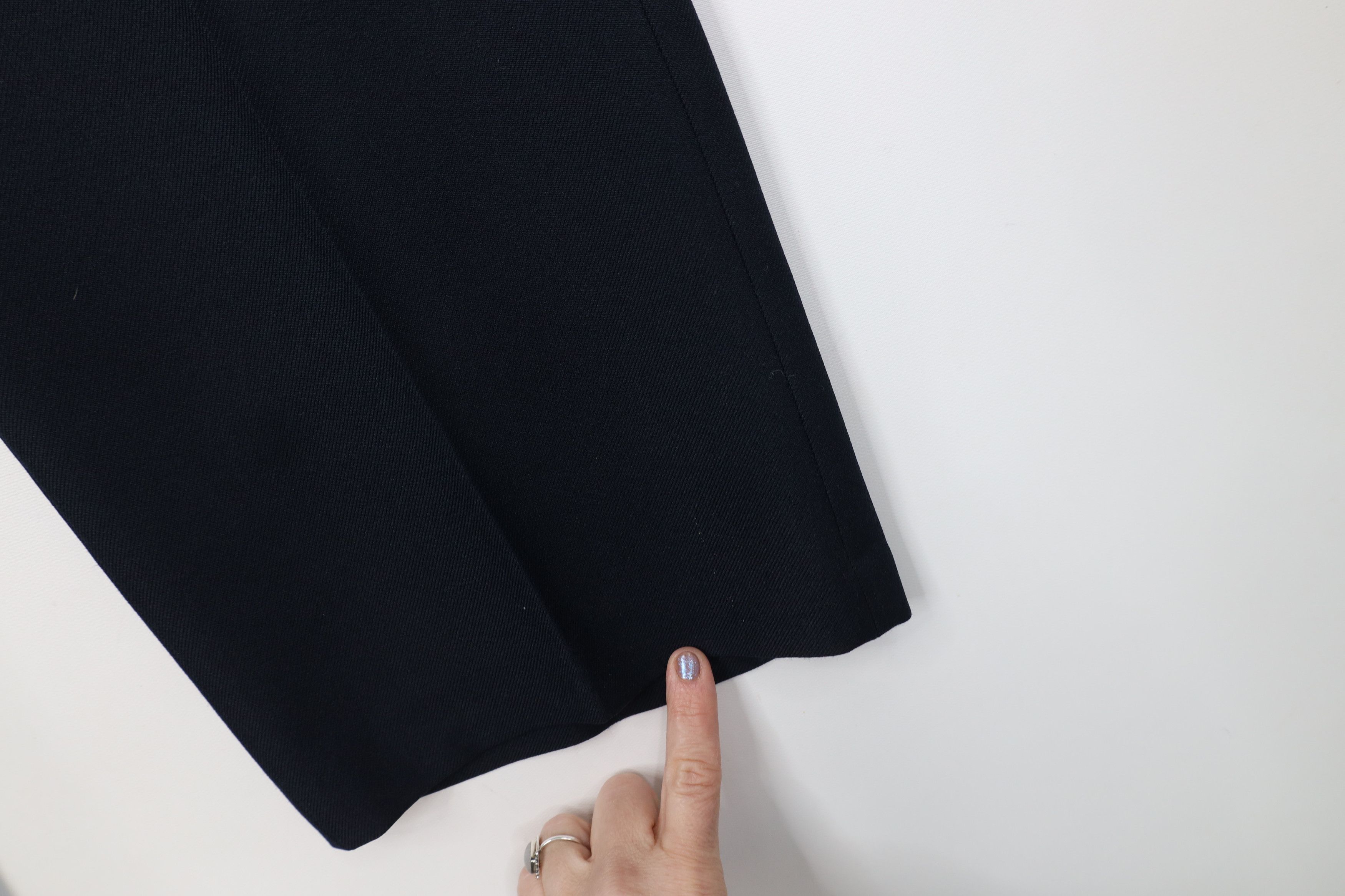 Vintage Vintage 70s Streetwear Wide Leg Chino Pants Navy Blue USA Size US 38 / EU 54 - 5 Thumbnail