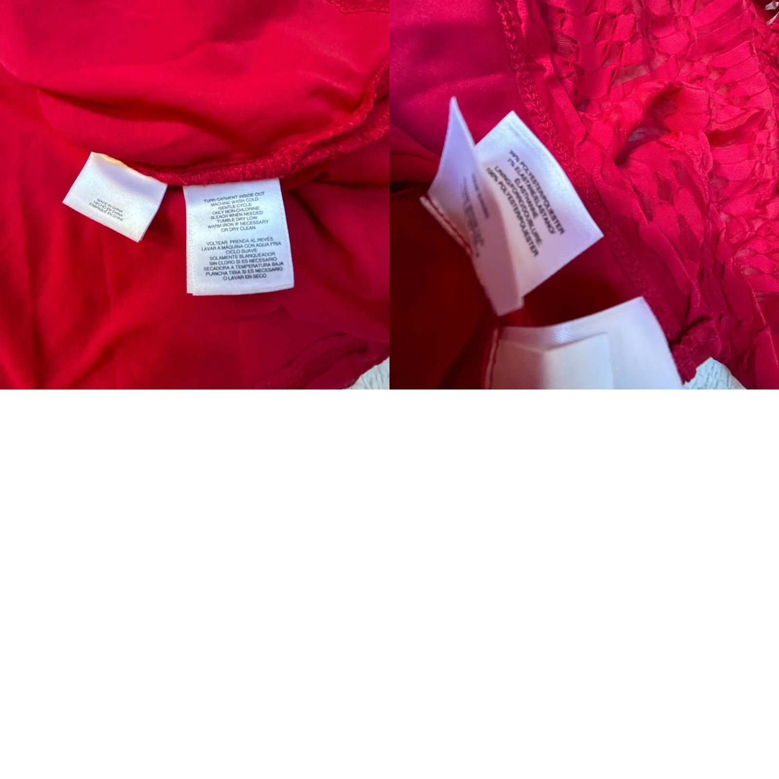 Evan Picone Black Label by Evan-Picone Women's Blouse Textured Ruffle Long Sleeve Pink XL Size XL / US 12-14 / IT 48-50 - 8 Thumbnail
