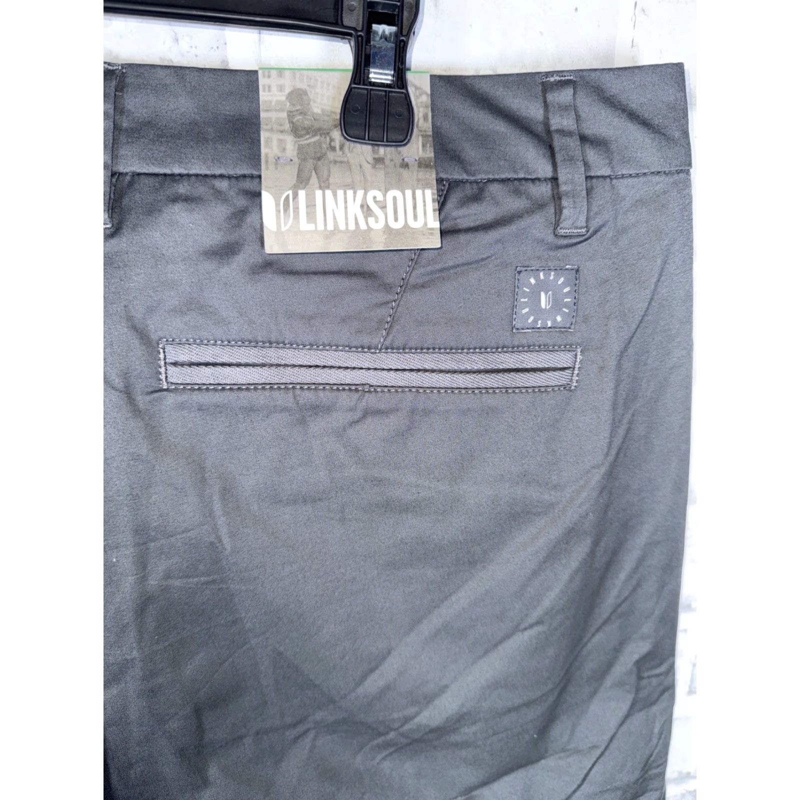 Vintage NWT Linksoul Charcoal Chino Golf Pants Mens 40R 33 Inseam Gray Regular 40 Mens Pants Chino Golf Size US 40 / EU 56 - 6 Thumbnail