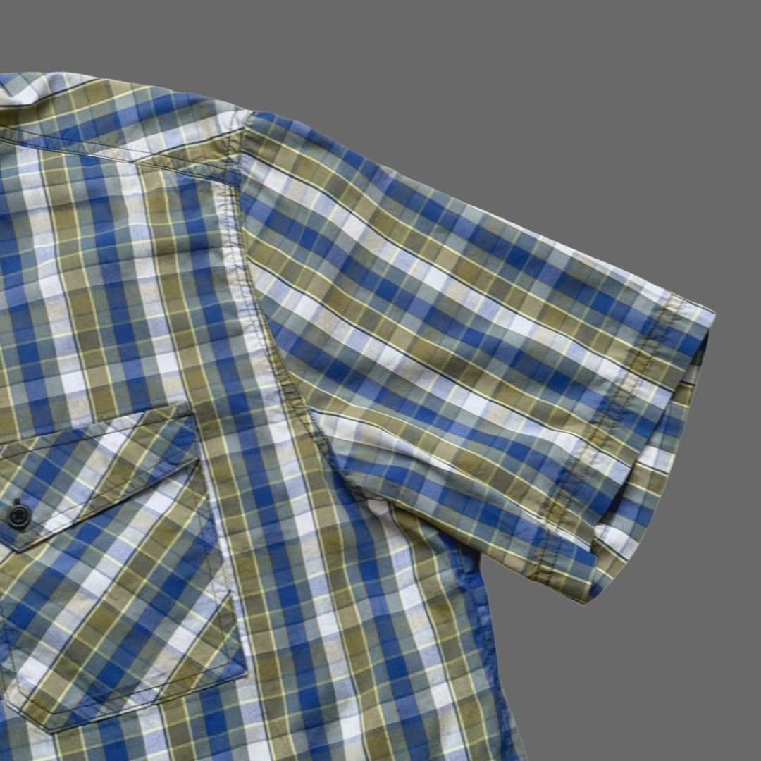 5.11 5.11 Tactical Single Flex Covert Short SS Size M Blue/Green Size US M / EU 48-50 / 2 - 2 Thumbnail