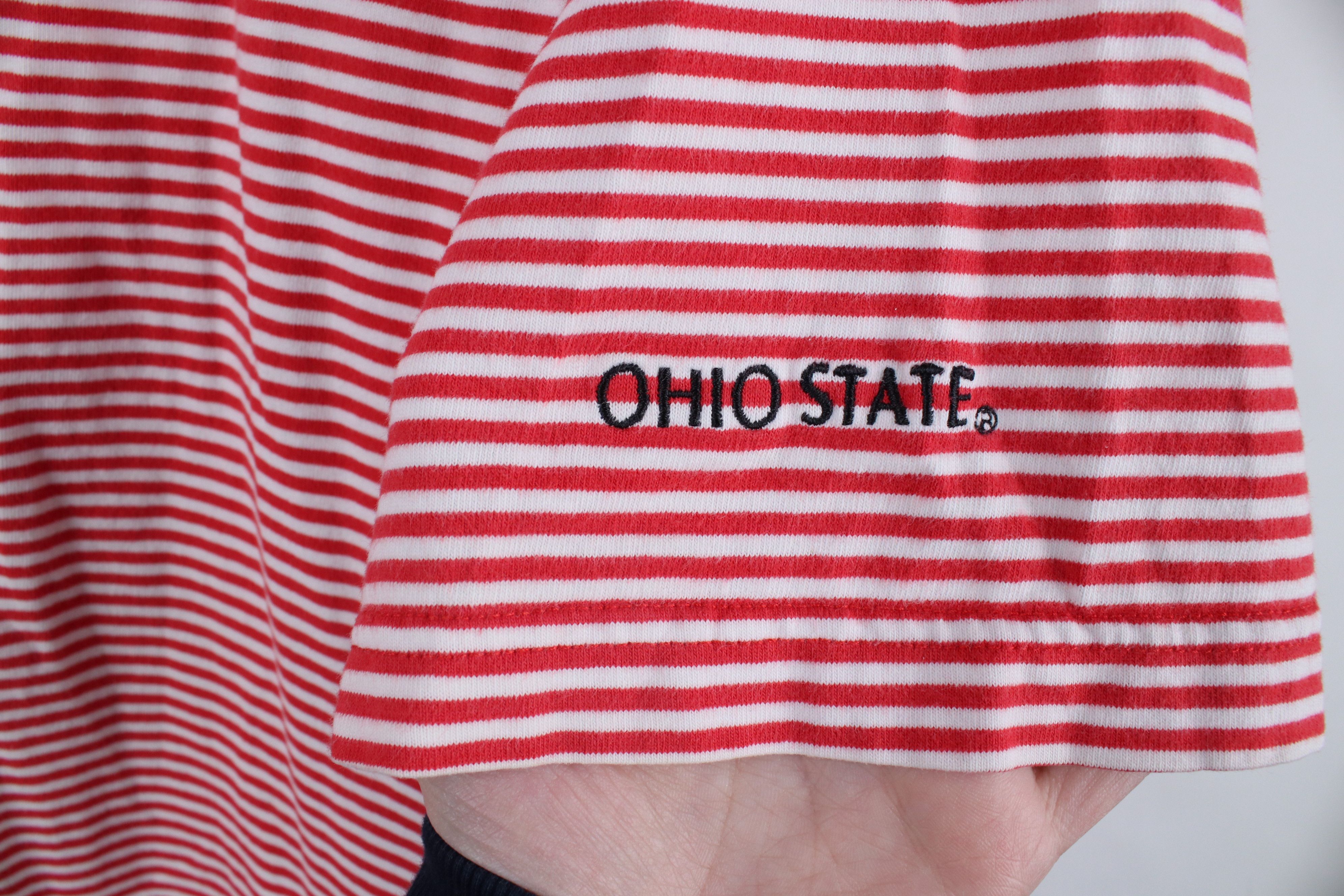 Champion × Vintage Vintage 90s Champion Ohio State University Polo Shirt Red Size US XL / EU 56 / 4 - 4 Thumbnail