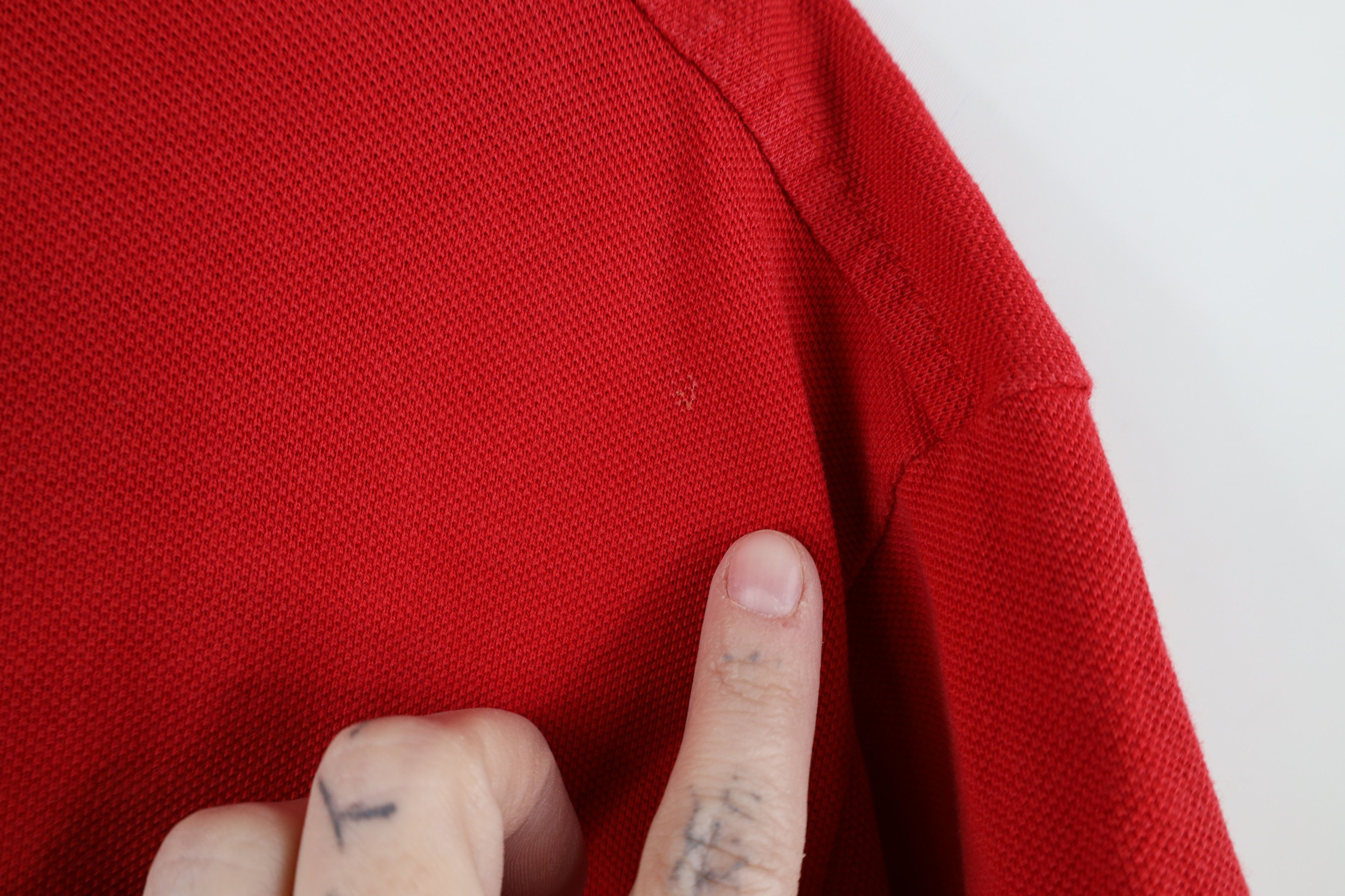 Ralph Lauren Vintage 90s Ralph Lauren Big Pony Collared Polo Shirt Red Size US XXL / EU 58 / 5 - 9 Thumbnail