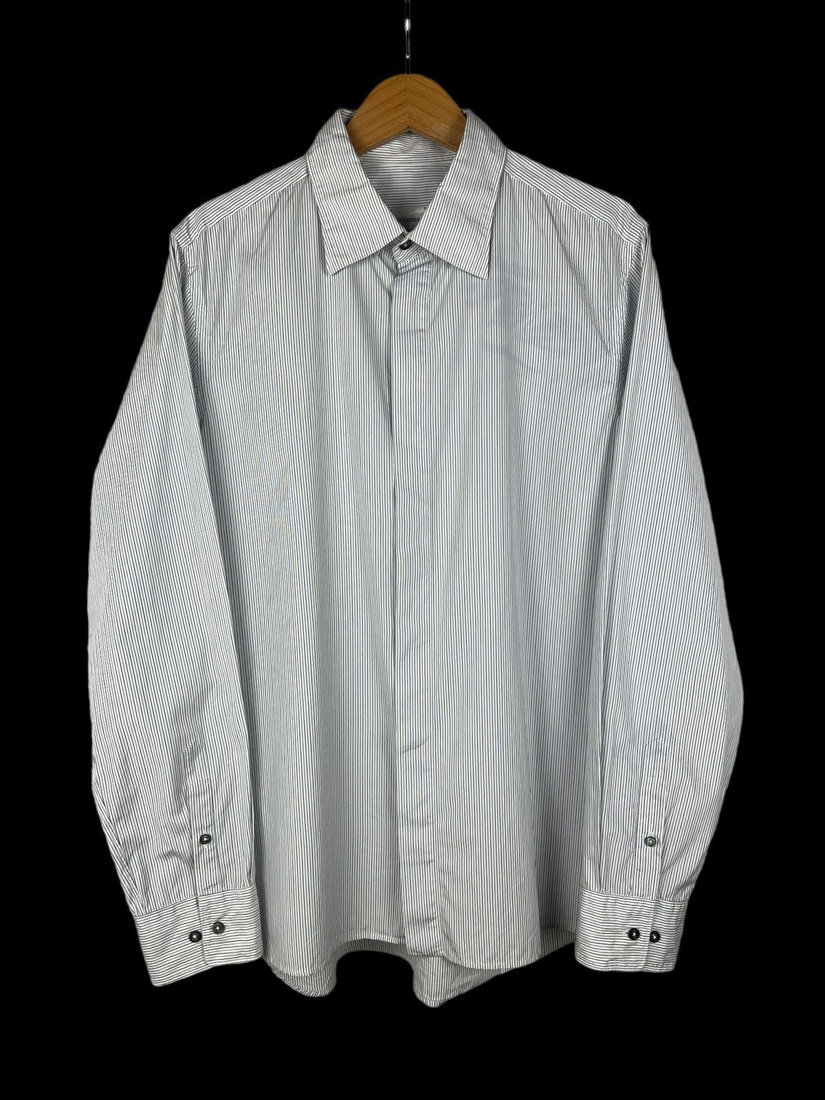 Jil Sander Jil Sander Stripes Button Up Shirt Size US L / EU 52-54 / 3 - 1 Thumbnail