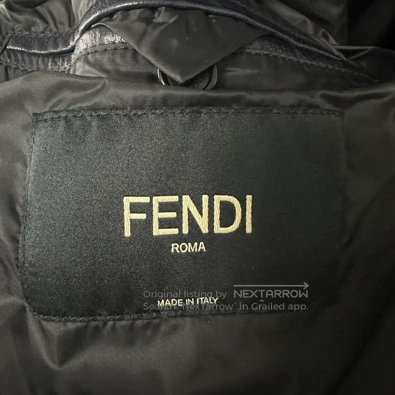 Fendi FENDI Zipper Leather Jacket i Size US M / EU 48-50 / 2 - 6 Thumbnail