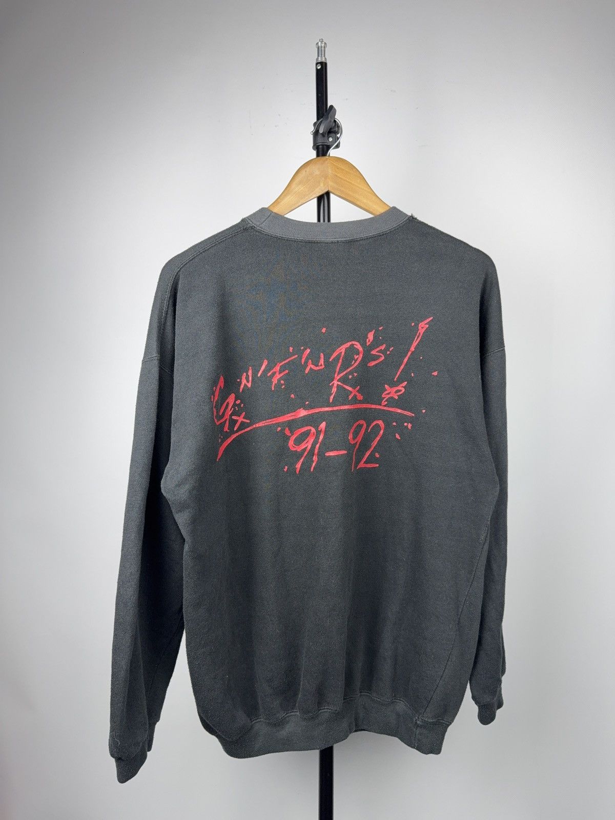 Guns N' Roses Vintage Guns N’ Roses Brockum 1991 Tour Sweatshirt USA Skull Size US L / EU 52-54 / 3 - 12 Thumbnail