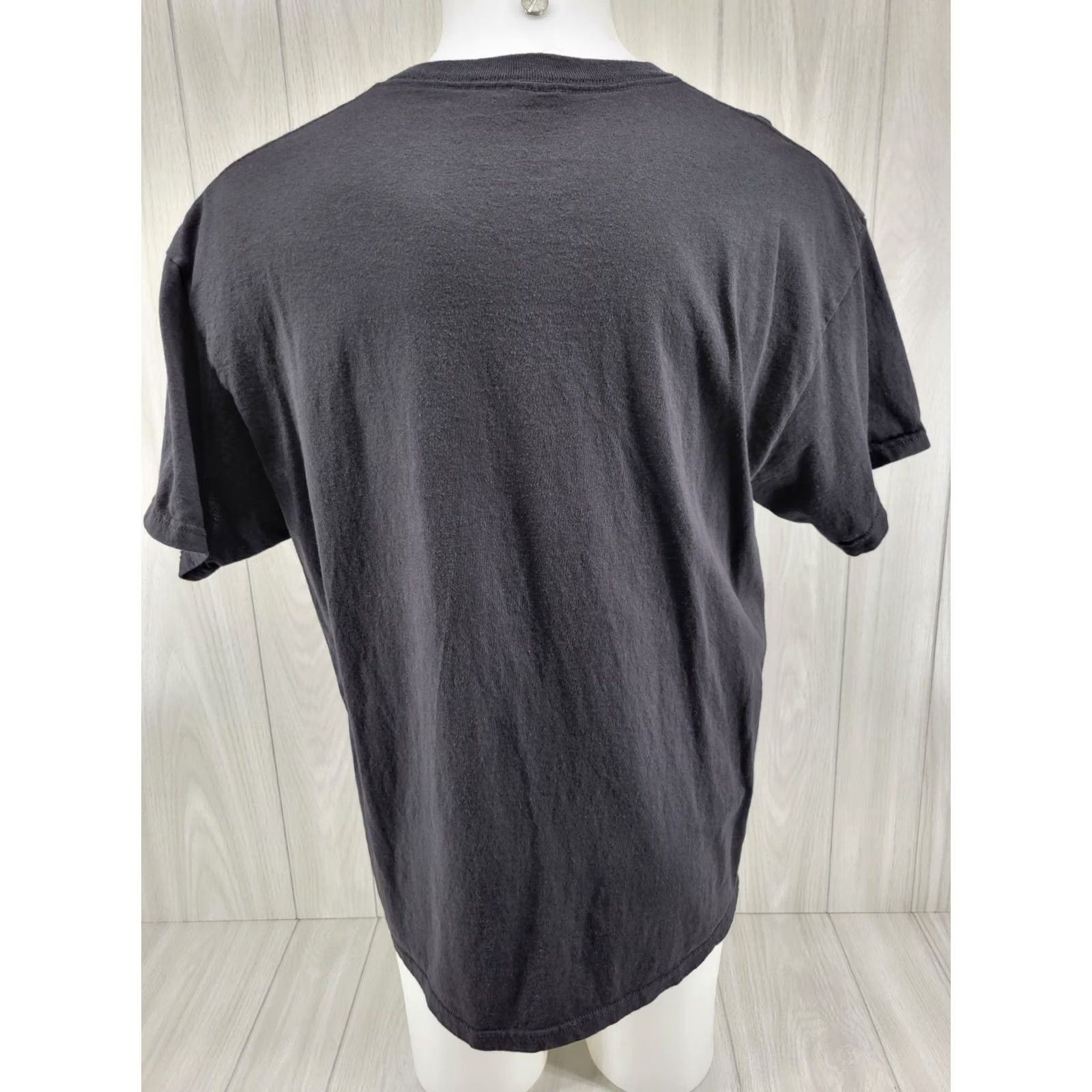Delta Delta Mens T-Shirt XL Zombie Apocalypse Hunting Halloween Black Green Shirt Adults Regular Short Sleeve Crew Neck Graphic Print Logo Size US XL / EU 56 / 4 - 6 Thumbnail