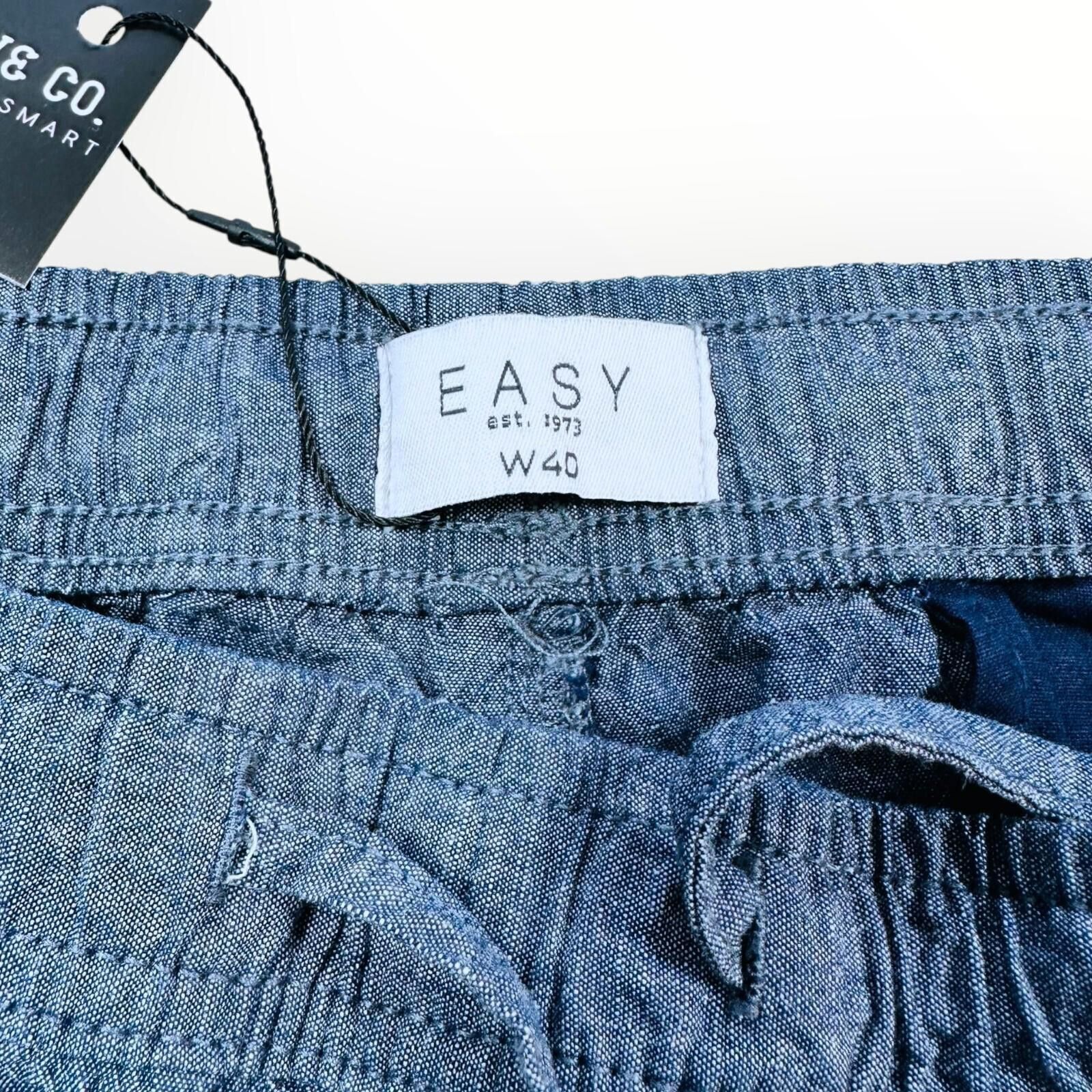 Eastpak Easy Shorts Men's Uk Soze 2XL Blue Elasticated Waist Size US 40 / EU 56 - 9 Thumbnail