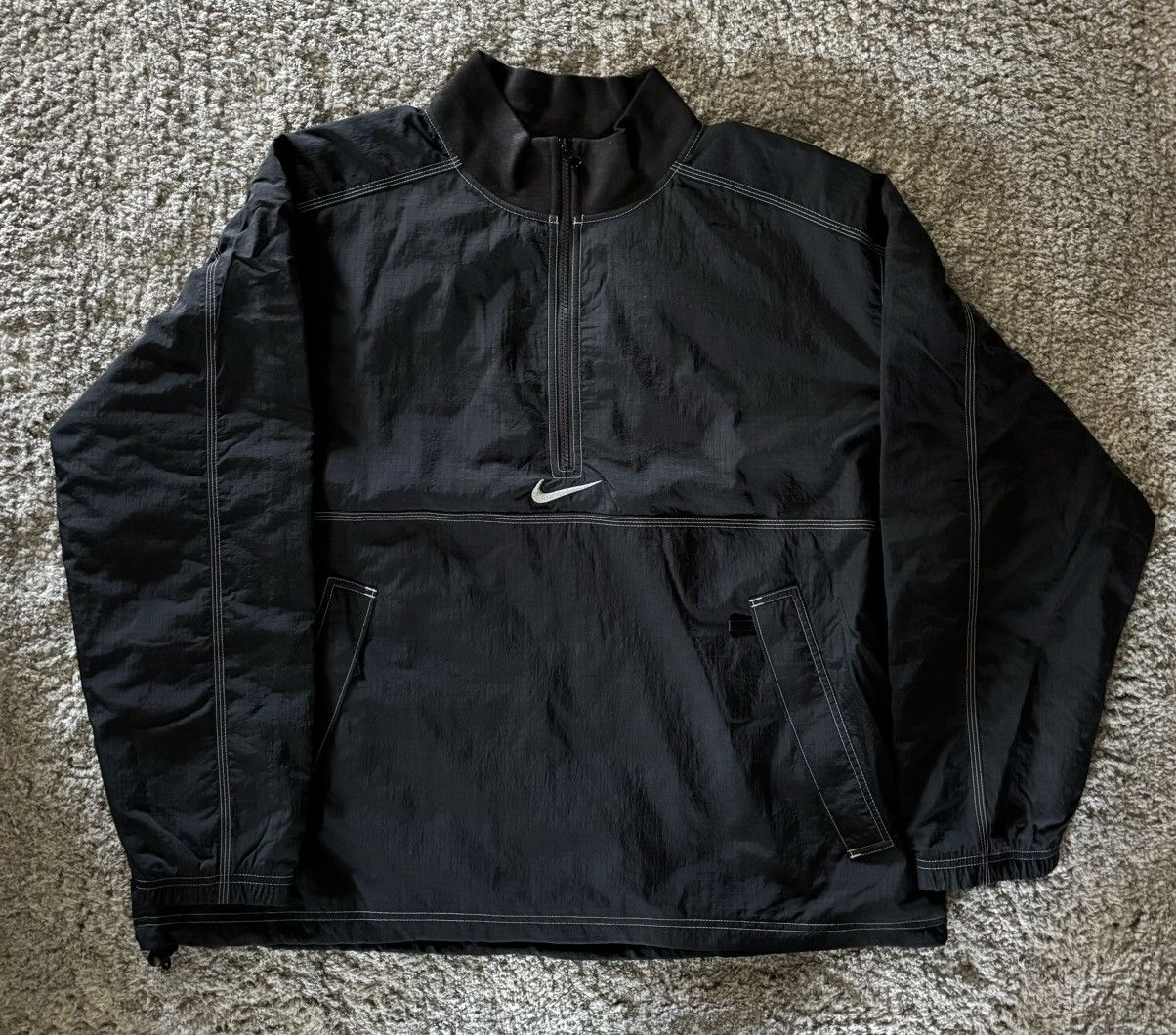 Supreme Supreme x Nike Ripstop Pullover Black | Grailed
