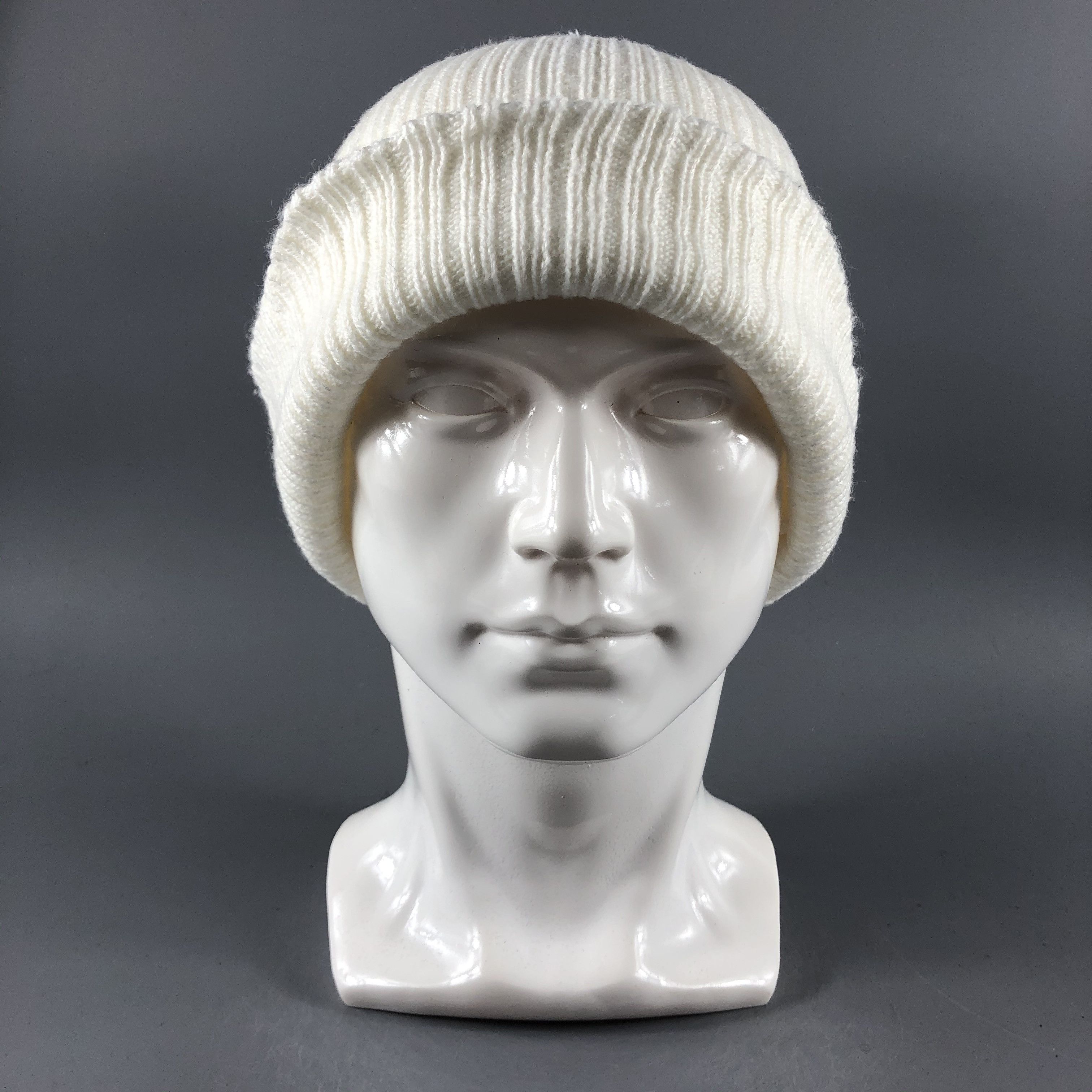 Japanese Brand × Vintage Unknown White Bobble Beanie Snow Hat Snow Cap -D731 Size ONE SIZE - 7 Thumbnail