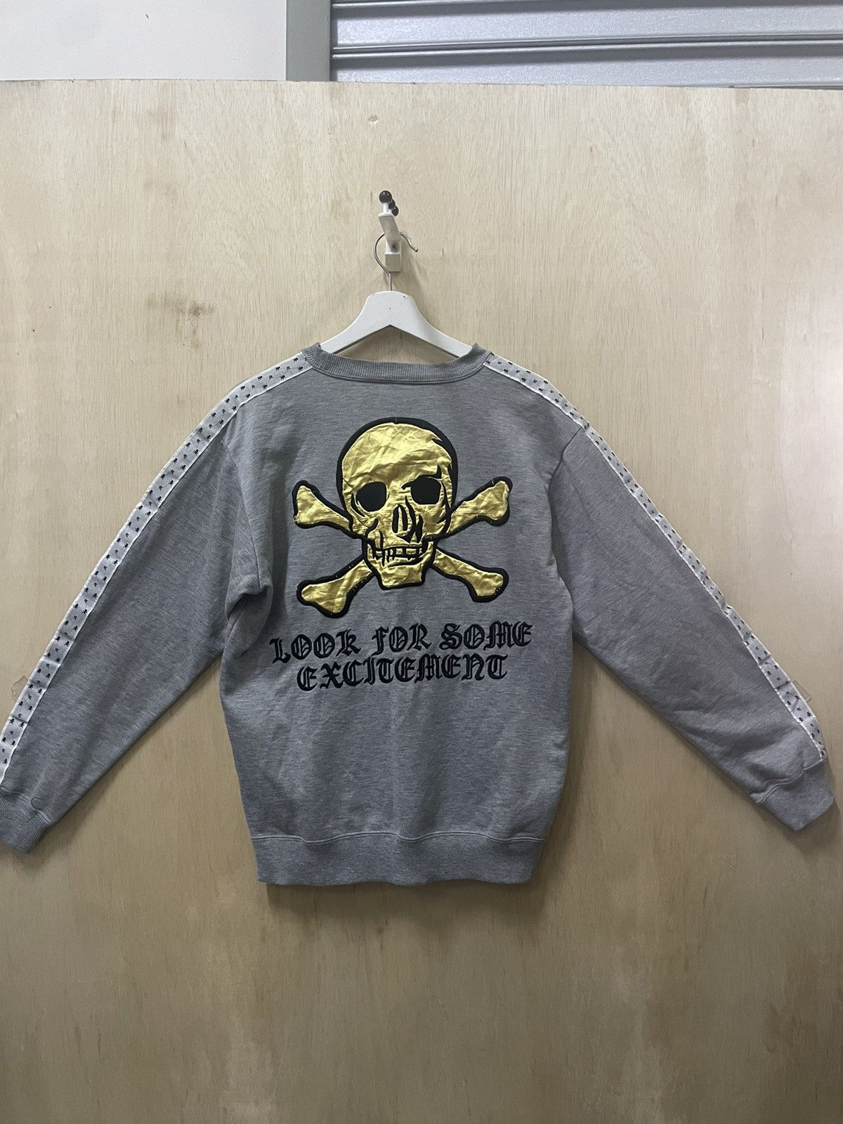 Vintage Vintage Sweatshirt skull Size US L / EU 52-54 / 3 - 6 Thumbnail