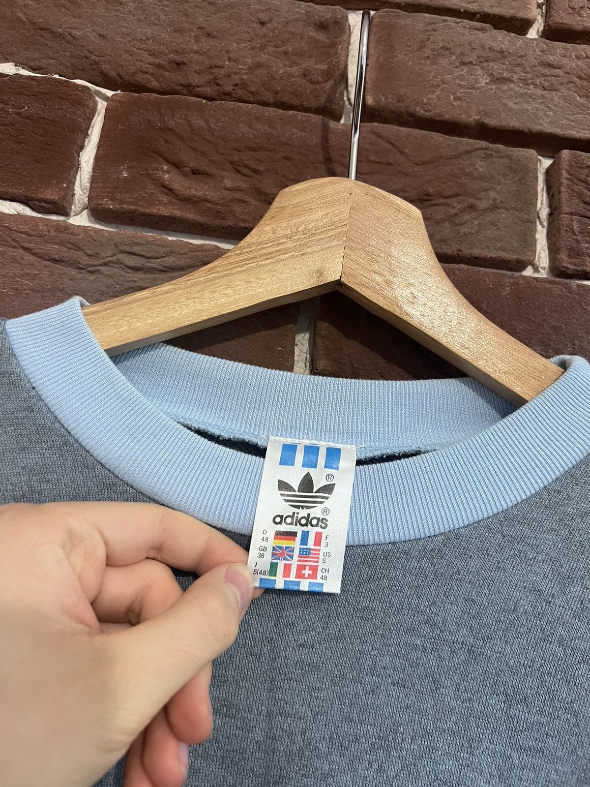 Adidas Vintage 80s Adidas Spirit Of The Games Hype Crewneck Size US S / EU 44-46 / 1 - 4 Thumbnail