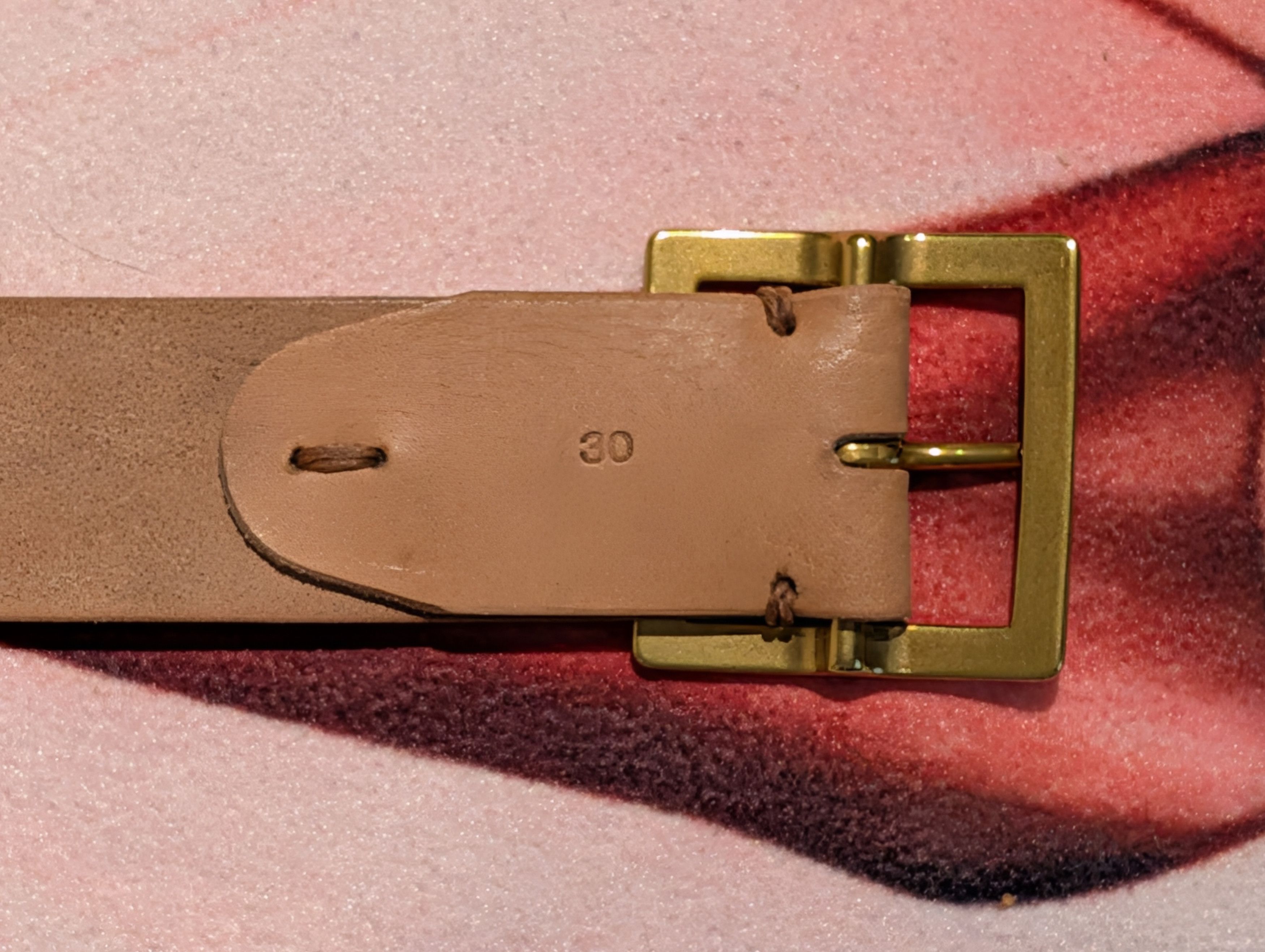 Visvim Plain Belt 40mm Size 30 - 10 Thumbnail
