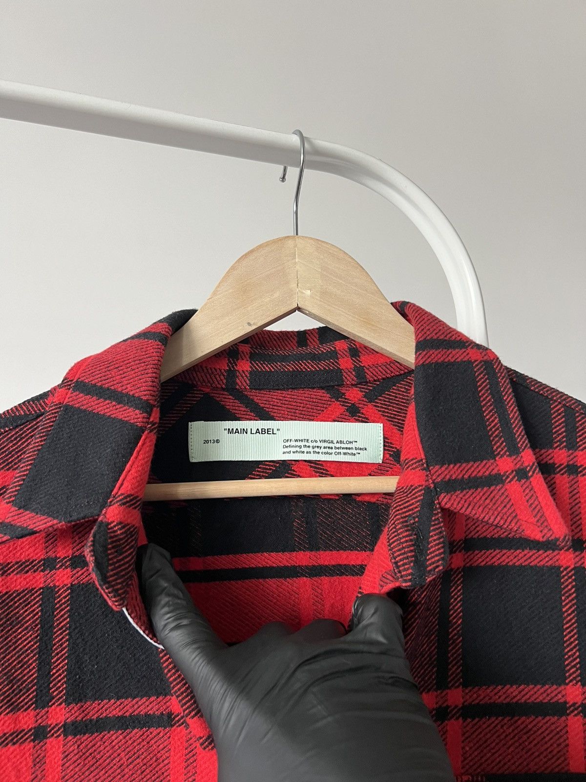 Off-White Off White SSENSE Exclusive “Check Shirt” Flannel Size M Size US M / EU 48-50 / 2 - 9 Thumbnail