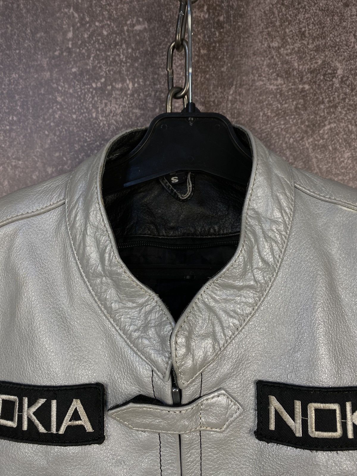 Other 1990’s Vintage Nokia Moto Racing Leather Jacket Size US S / EU 44-46 / 1 - 8 Thumbnail