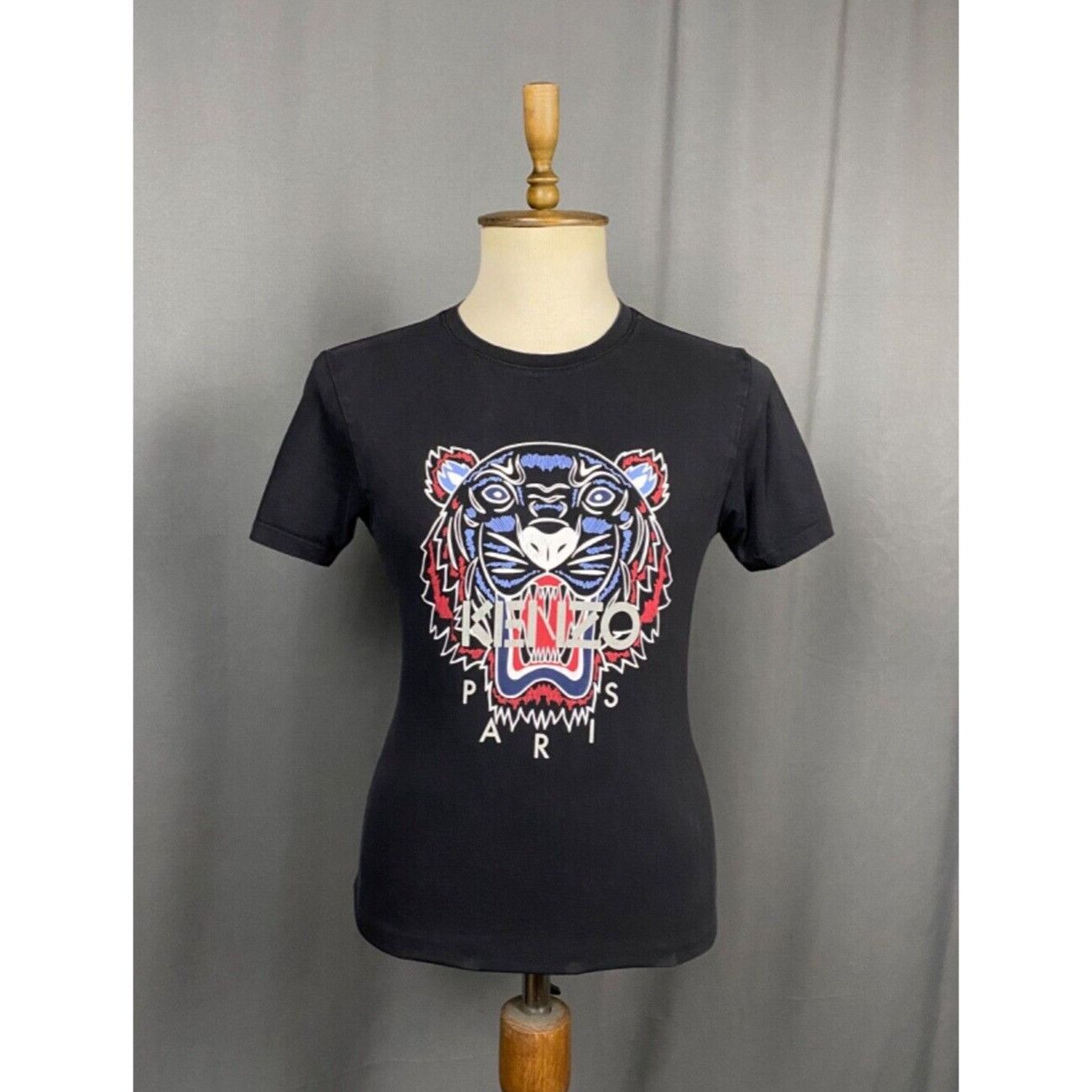 Kenzo Kenzo Big Logo Men's Black T-Shirt Size M Size US M / EU 48-50 / 2 - 1 Thumbnail