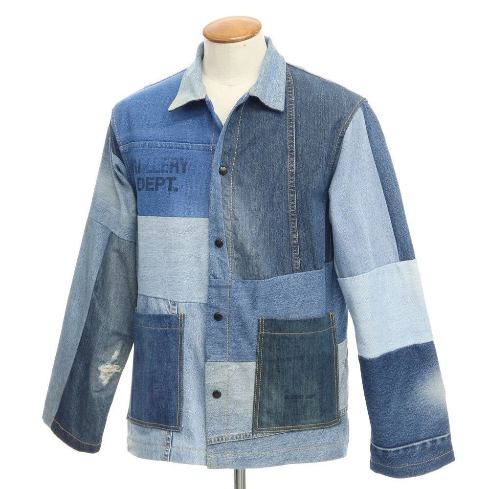 GALLERY DEPT. Patchwork Denim Jacket Blue M