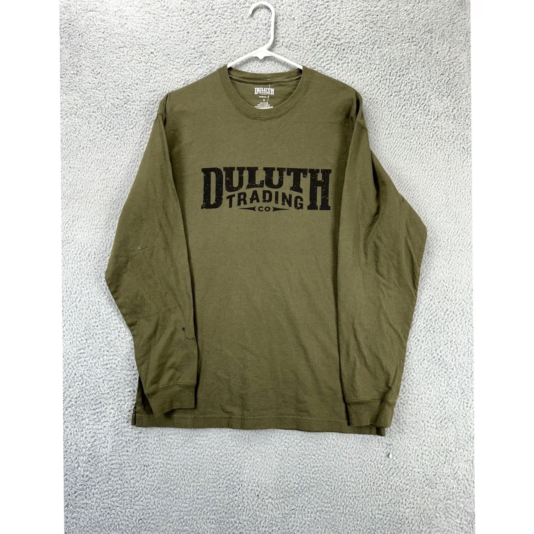 Duluth Trading Company Duluth Trading Co. Shirt Mens Small Long Sleeve Crew Neck Olive Graphic Print Tee NEW A45 Size US S / EU 44-46 / 1 - 3 Thumbnail