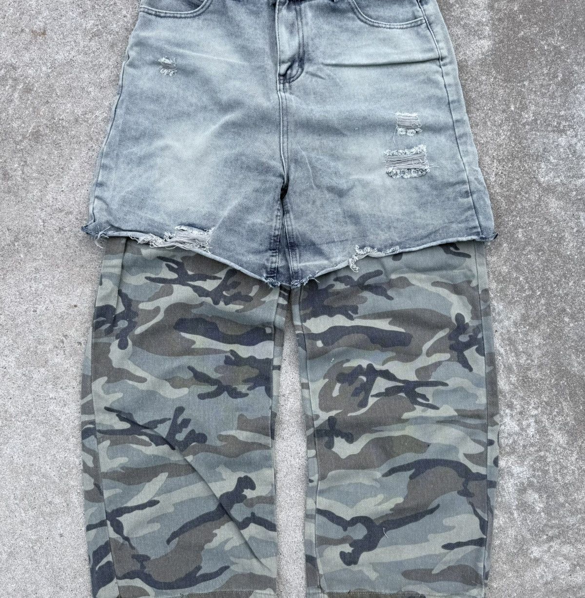 Other Vintage Y2K avantgarde streetwear oversized wide track jeans Size US 32 / EU 48 - 6 Thumbnail