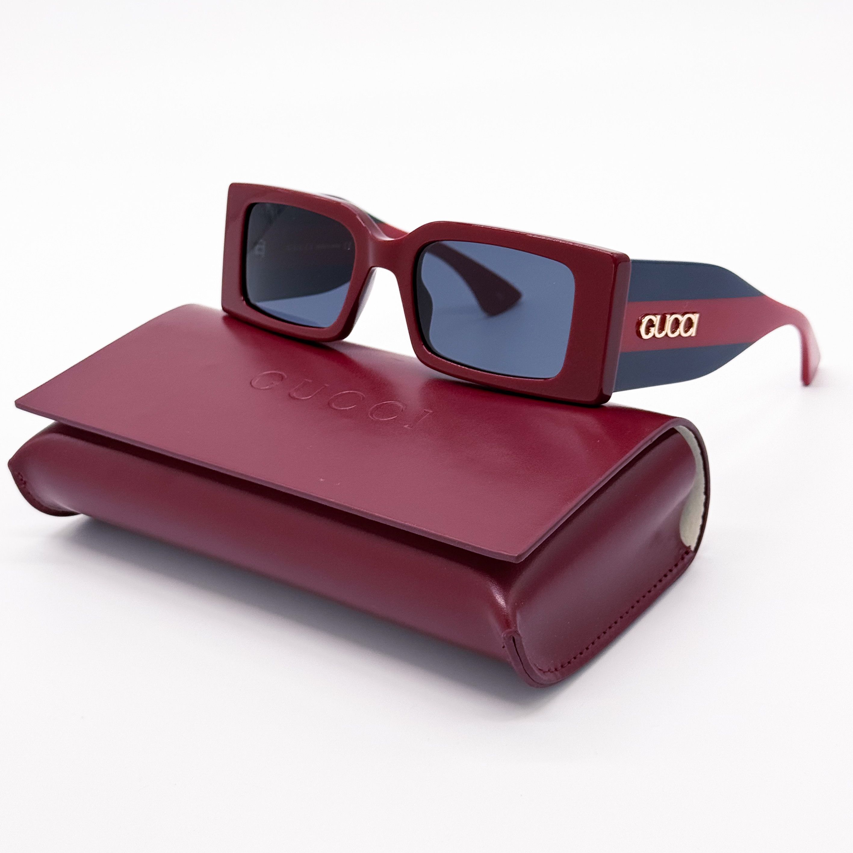 Gucci NEW GUCCI GG1860S 003 BURGUNDY/BLUE UNISEX SUNGLASSES GUCCI Size ONE SIZE - 1 Thumbnail