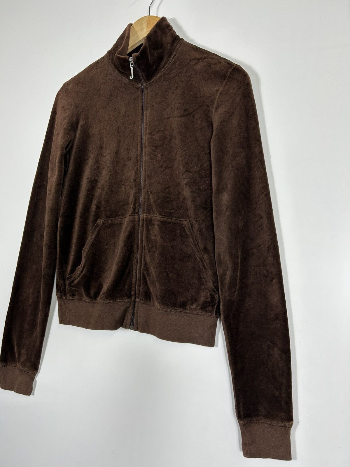 Juicy Couture ⚡️Vintage Juicy Couture Velvet Zipper Sweater Size L / US 10 / IT 46 - 3 Thumbnail