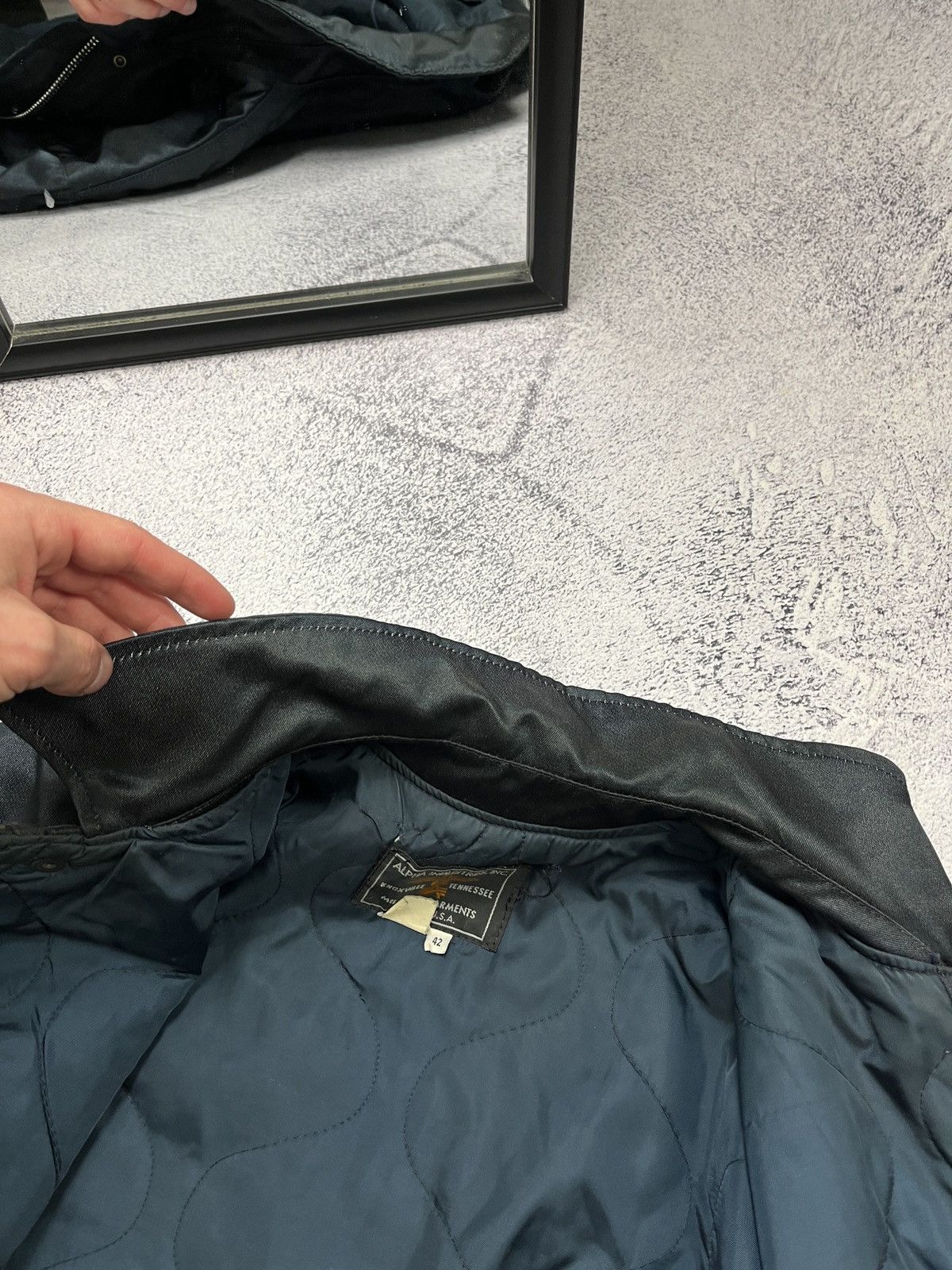 Alpha Industries × Vintage Vintage Alpha industries WI-96 Military Bomber Jacket USA Size US M / EU 48-50 / 2 - 16 Thumbnail