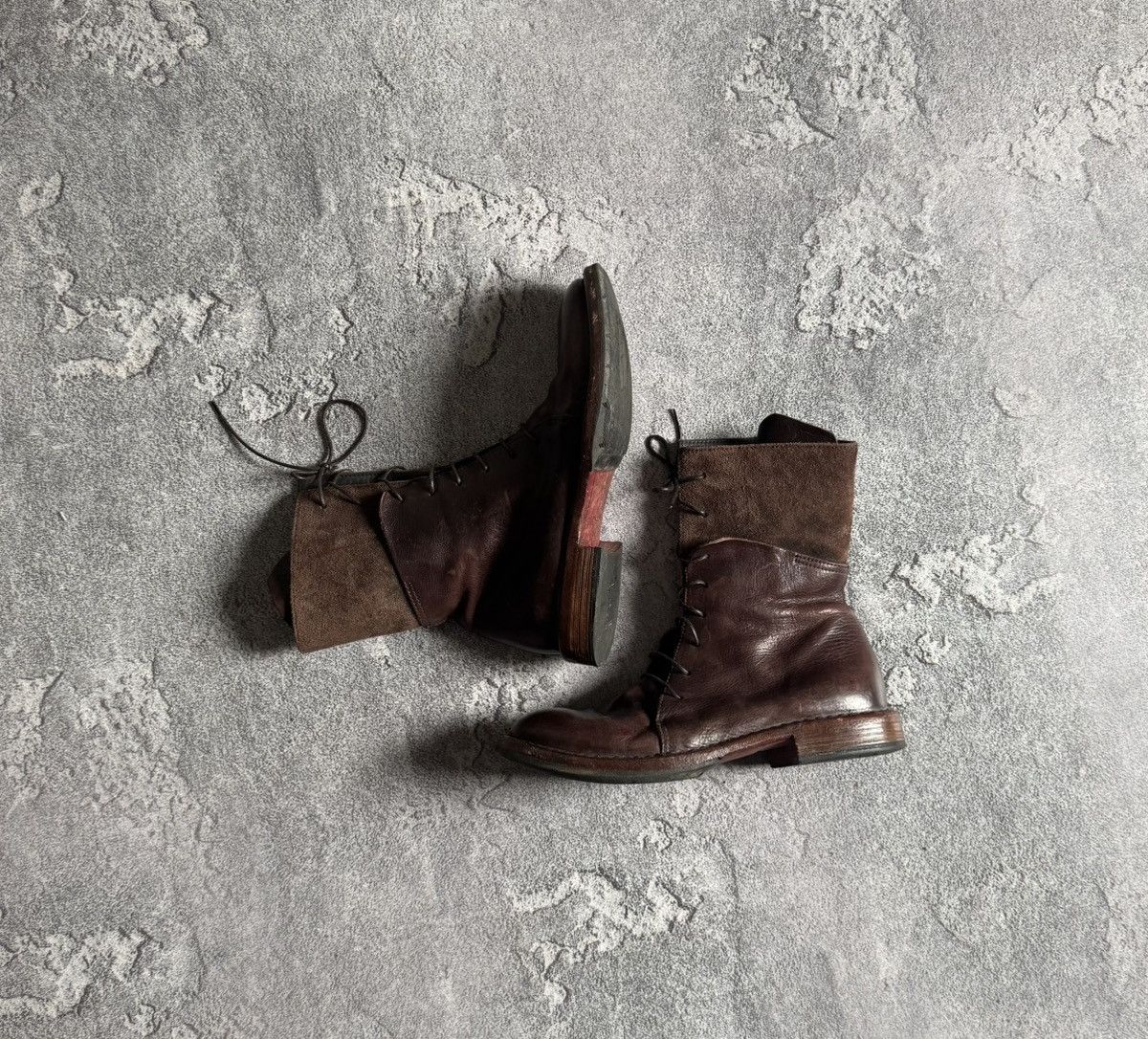 MoMA MOMA 37 brown leather Avantgarde shoes boots casual designer Size US 7 / IT 37 - 1 Thumbnail