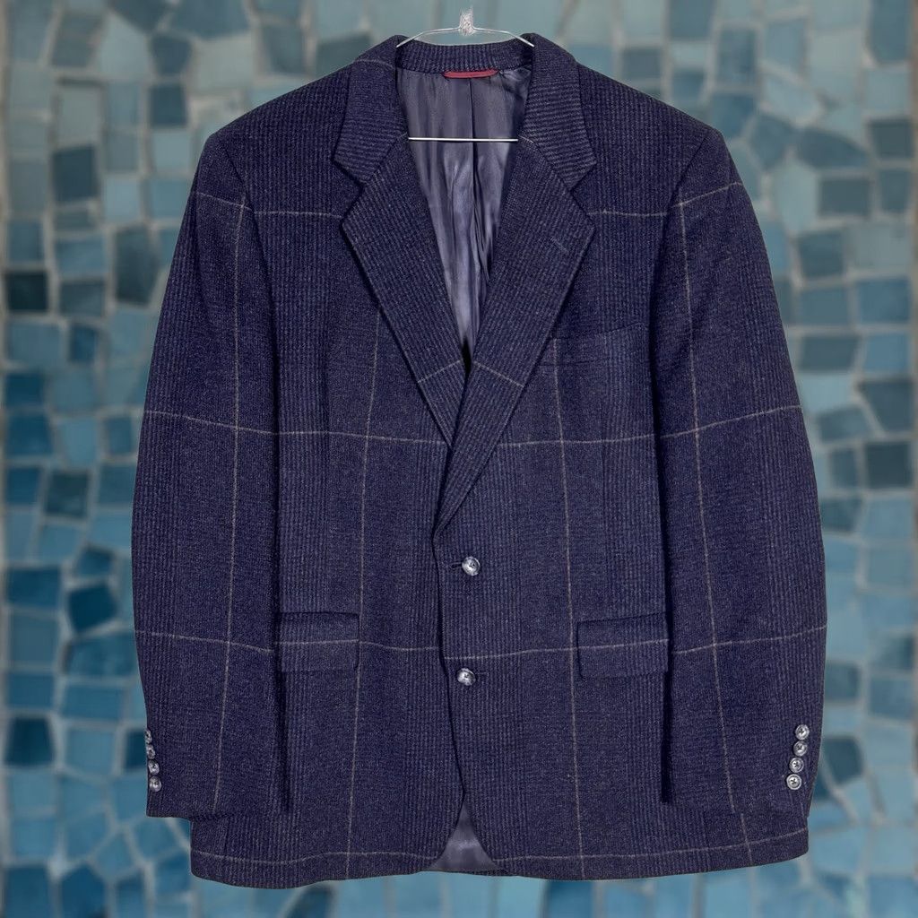 Hart Schaffner Marx Hart Schaffner Marx Sport Coat Men 44R Prince Wales Glen Check 100% Camel Hair Coat Jacket Size US S / EU 44-46 / 1 - 1 Thumbnail