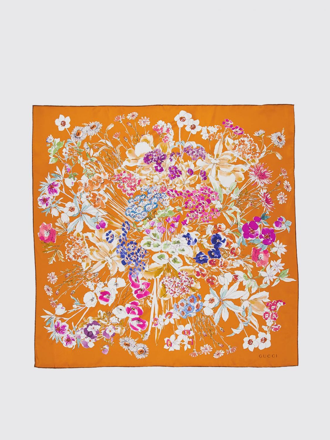 Gucci Gucci Neck Scarf Woman Orange Size ONE SIZE - 1 Thumbnail