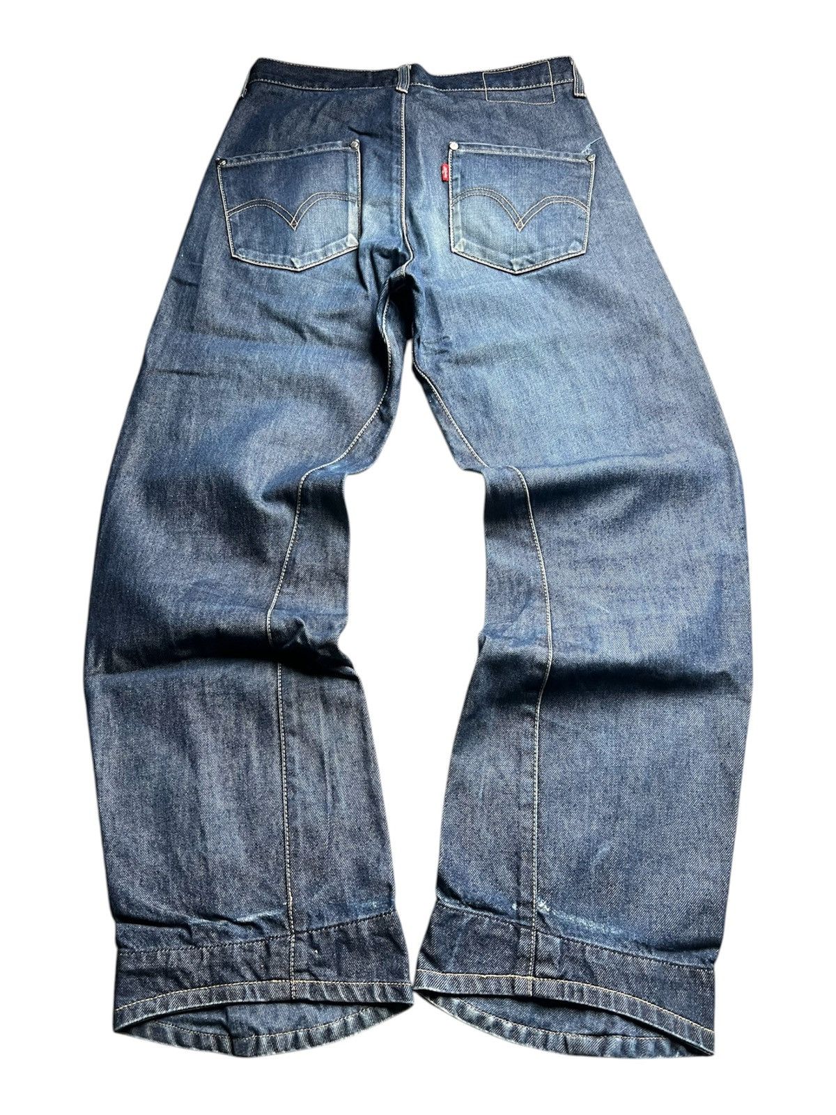 Levi's Levis Engineered Twisted Washed Jeans Size US 28 / EU 44 - 2 Thumbnail