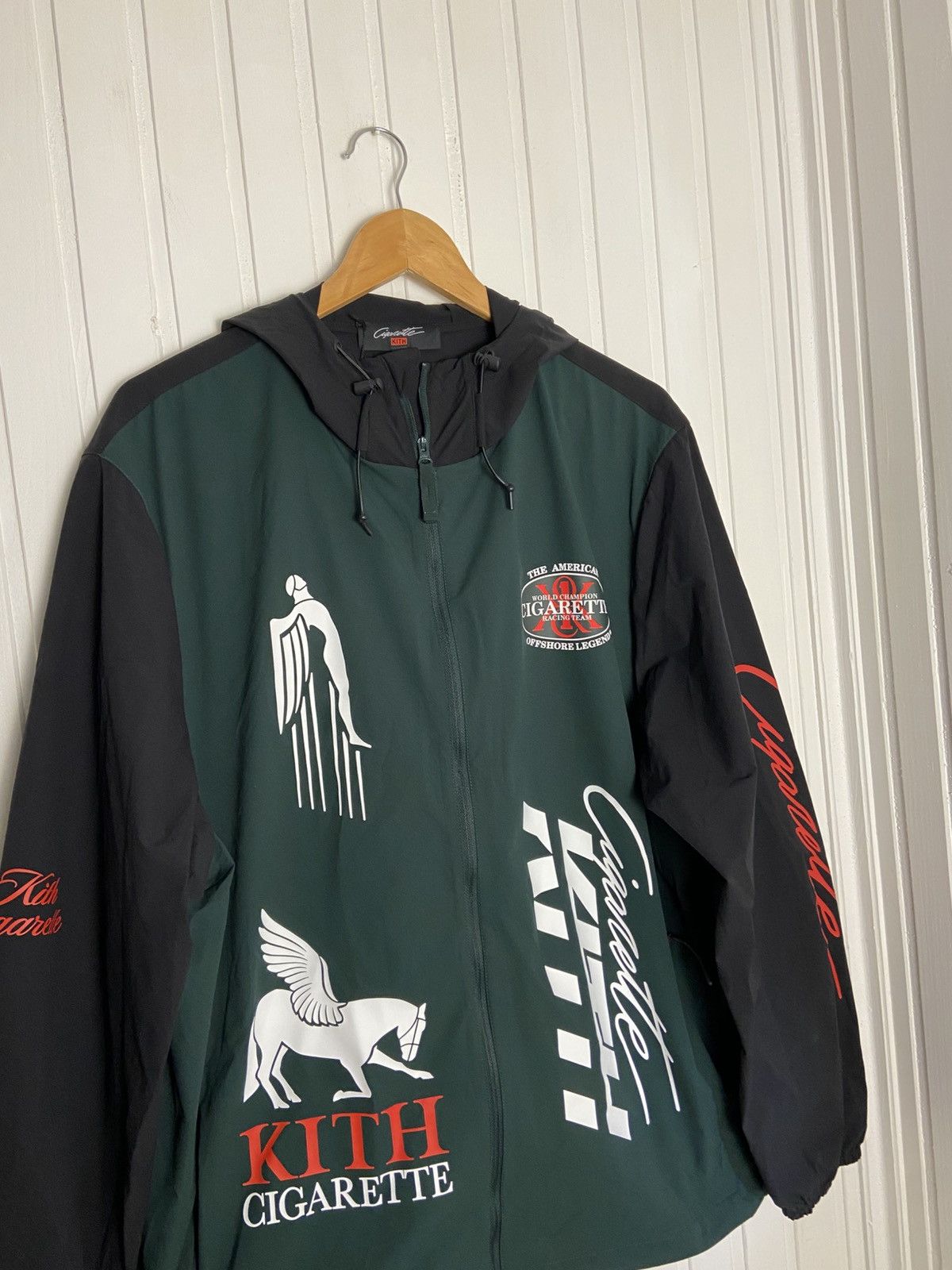 Kith Used Kith Cigarette Racing Windbreaker Rare XL Size US XL / EU 56 / 4 - 2 Thumbnail