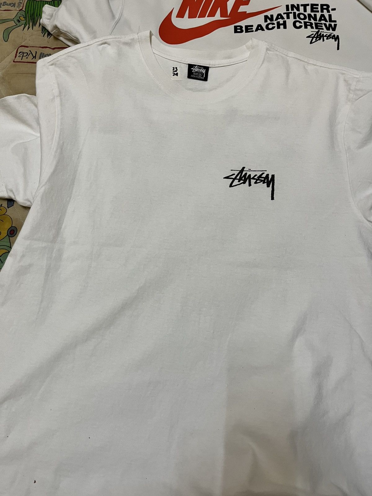 Stussy stussy flower tshirt Size US L / EU 52-54 / 3 - 1 Thumbnail