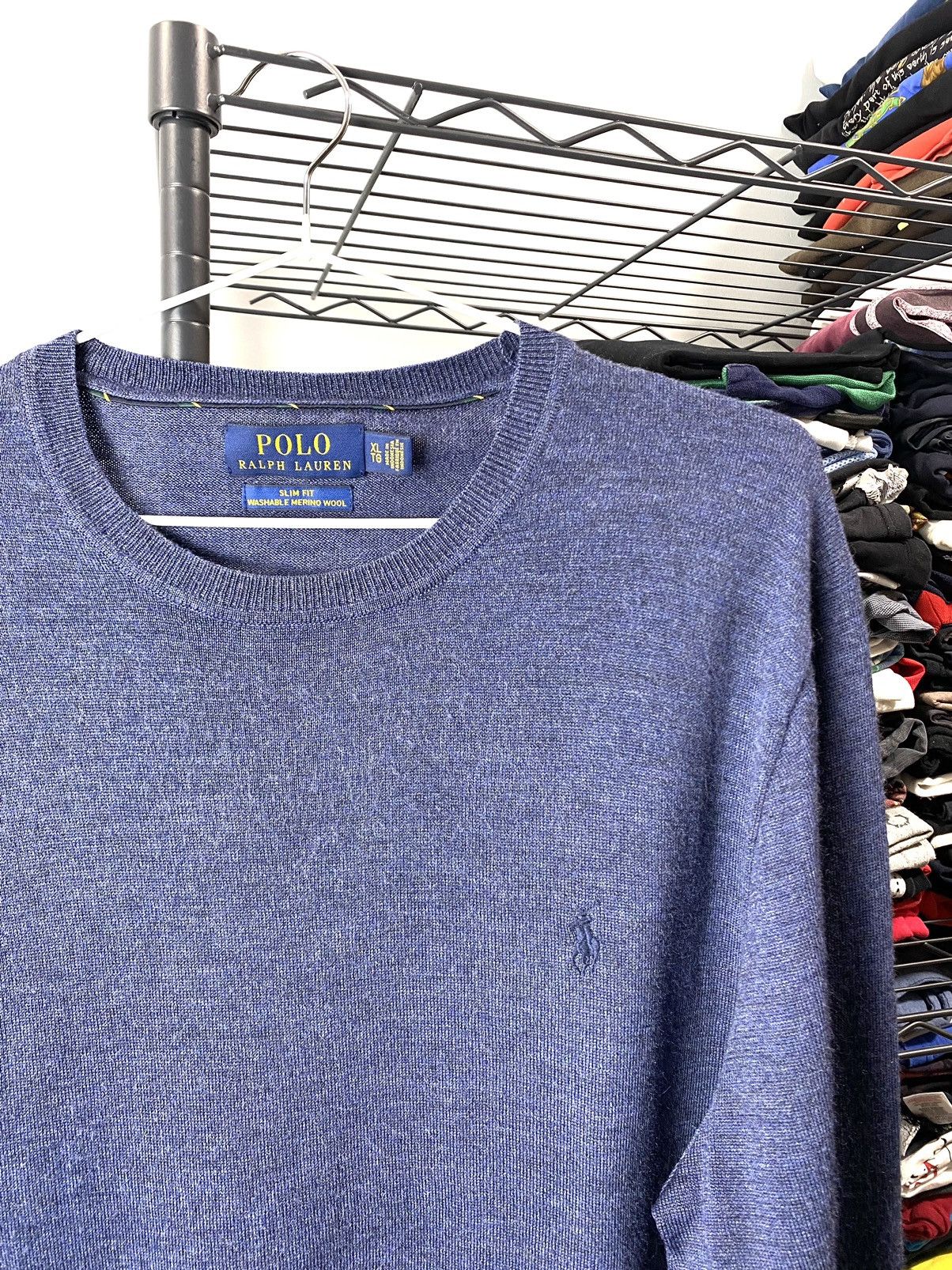 Polo Ralph Lauren Polo Ralph Lauren Merino Wool Sweater Size US XL / EU 56 / 4 - 2 Thumbnail