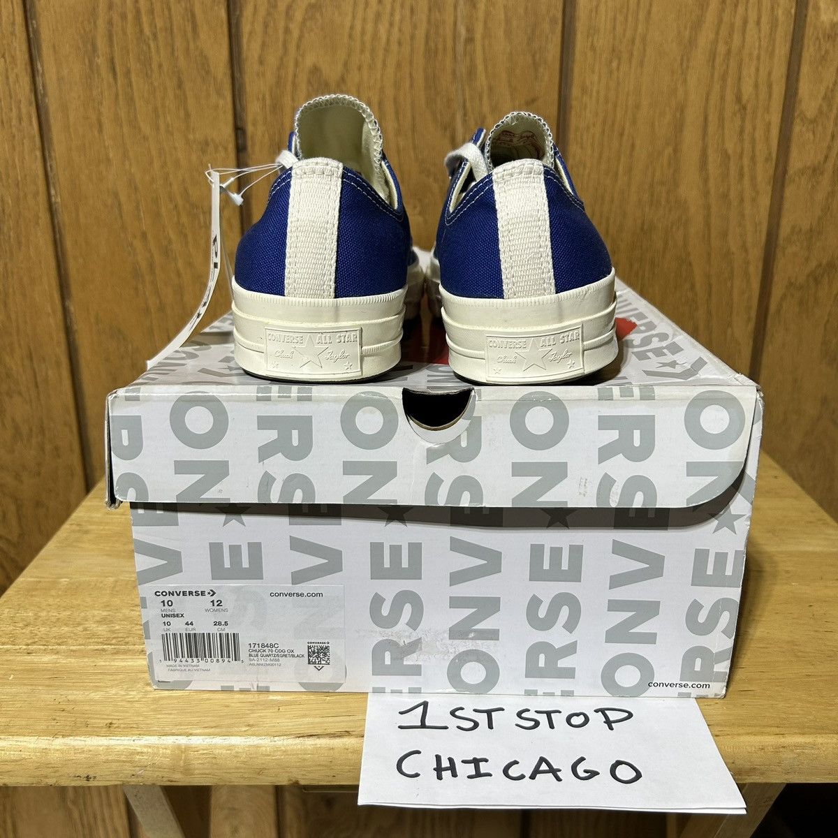Comme des Garcons PLAY × Converse Converse Chuck Taylor Low x CDG Comme Des Garcons Sz 10 NEW Size US 10 / EU 43 - 4 Thumbnail