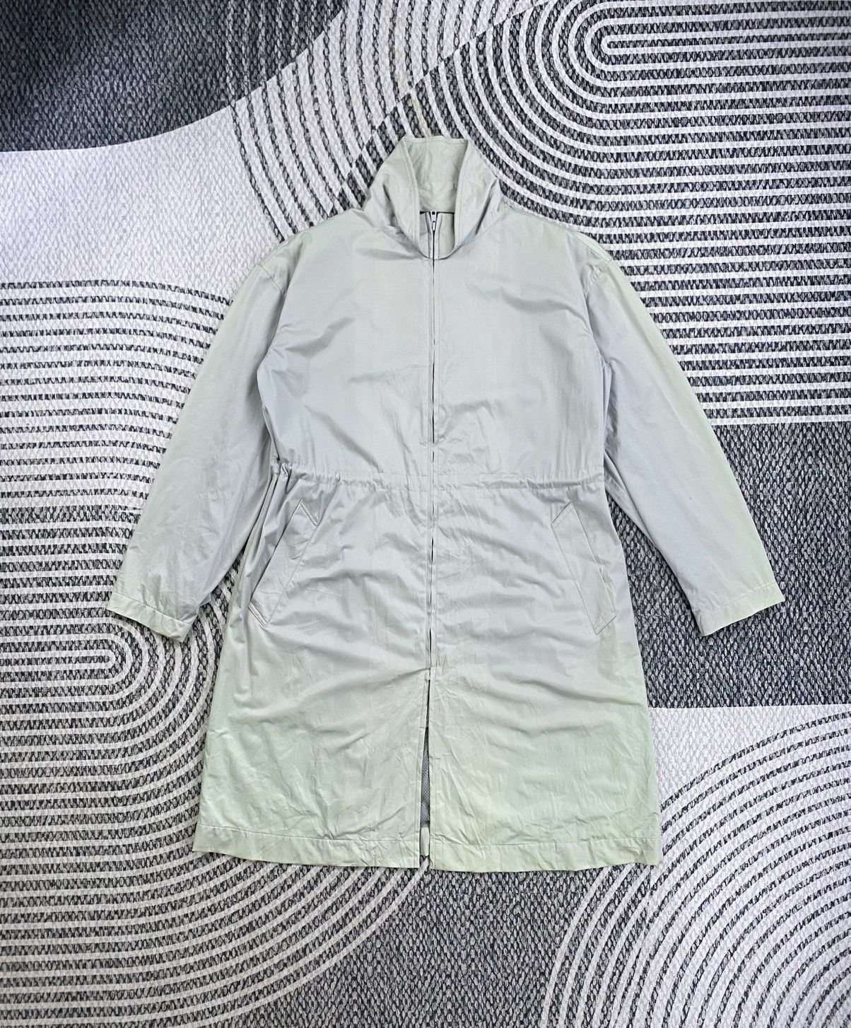 Issey Miyake Vintage Issey Miyake Windcoat Long Jacket Size US M / EU 48-50 / 2 - 1 Thumbnail