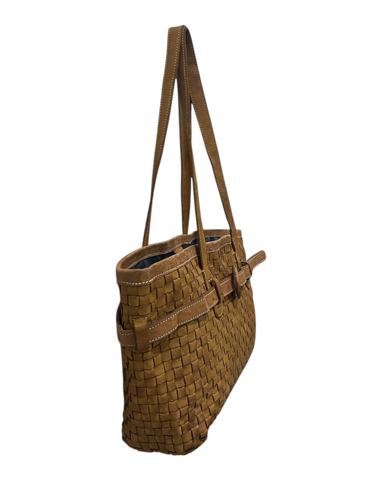 Genuine Leather Vintage ROBITA LEATHER TOTE BAG Size ONE SIZE - 2 Thumbnail