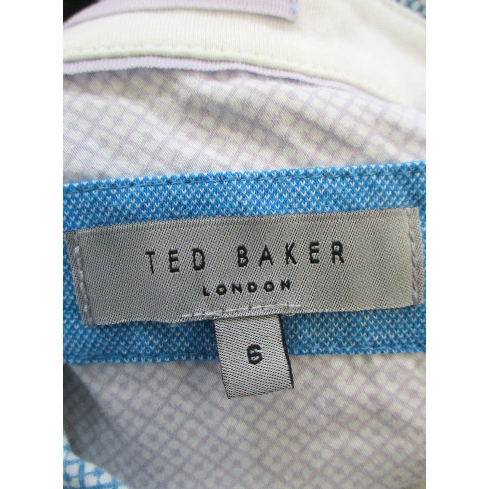 Ted Baker Ted Baker Polo Shirt Mens 6 Xxl Blue Cotton Golf Size US XXL / EU 58 / 5 - 3 Thumbnail