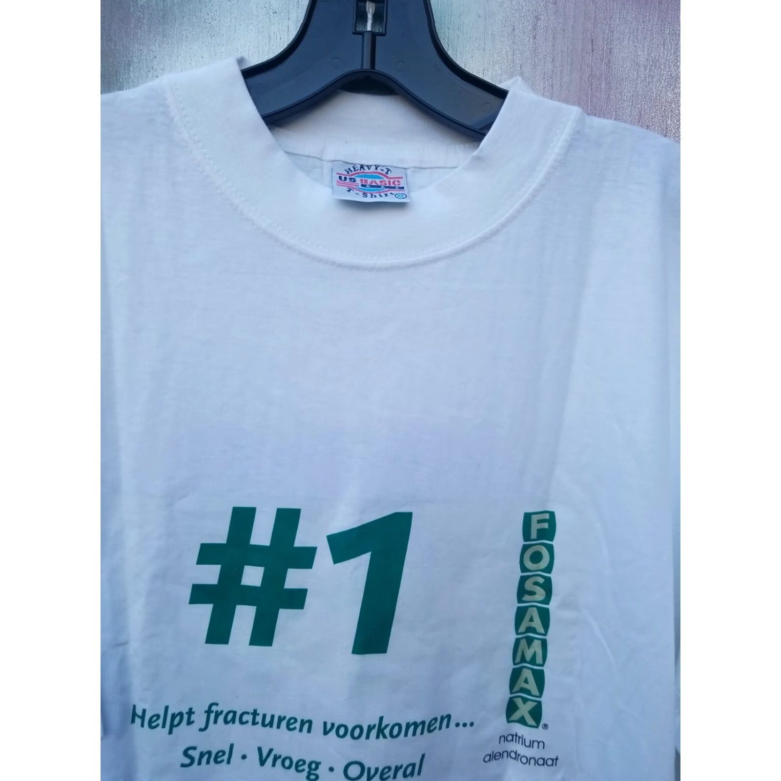 Vintage FOSAMAX DRUG REP PROMOTIONAL SKELETON SHIRT XL PUNK ROCK HIP HOP RAP T-Shirt Men White 2020 US BASIC Short Sleeve Crew Neck Cotton Jersey Vintage N/A Size US XL / EU 56 / 4 - 2 Thumbnail