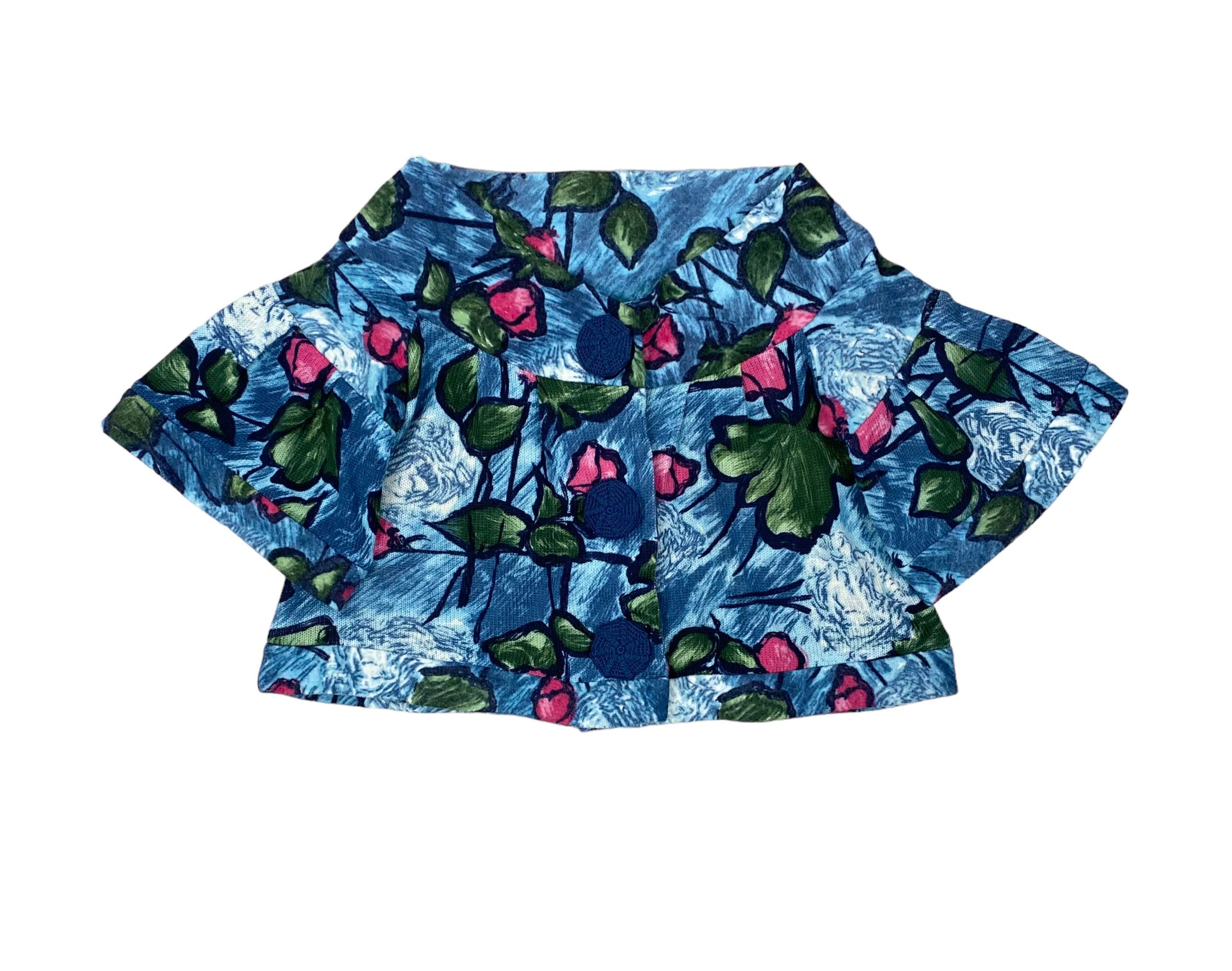 Kenzo kenzo off shoulder wool flower printed jacket size M Size M / US 6-8 / IT 42-44 - 9 Thumbnail
