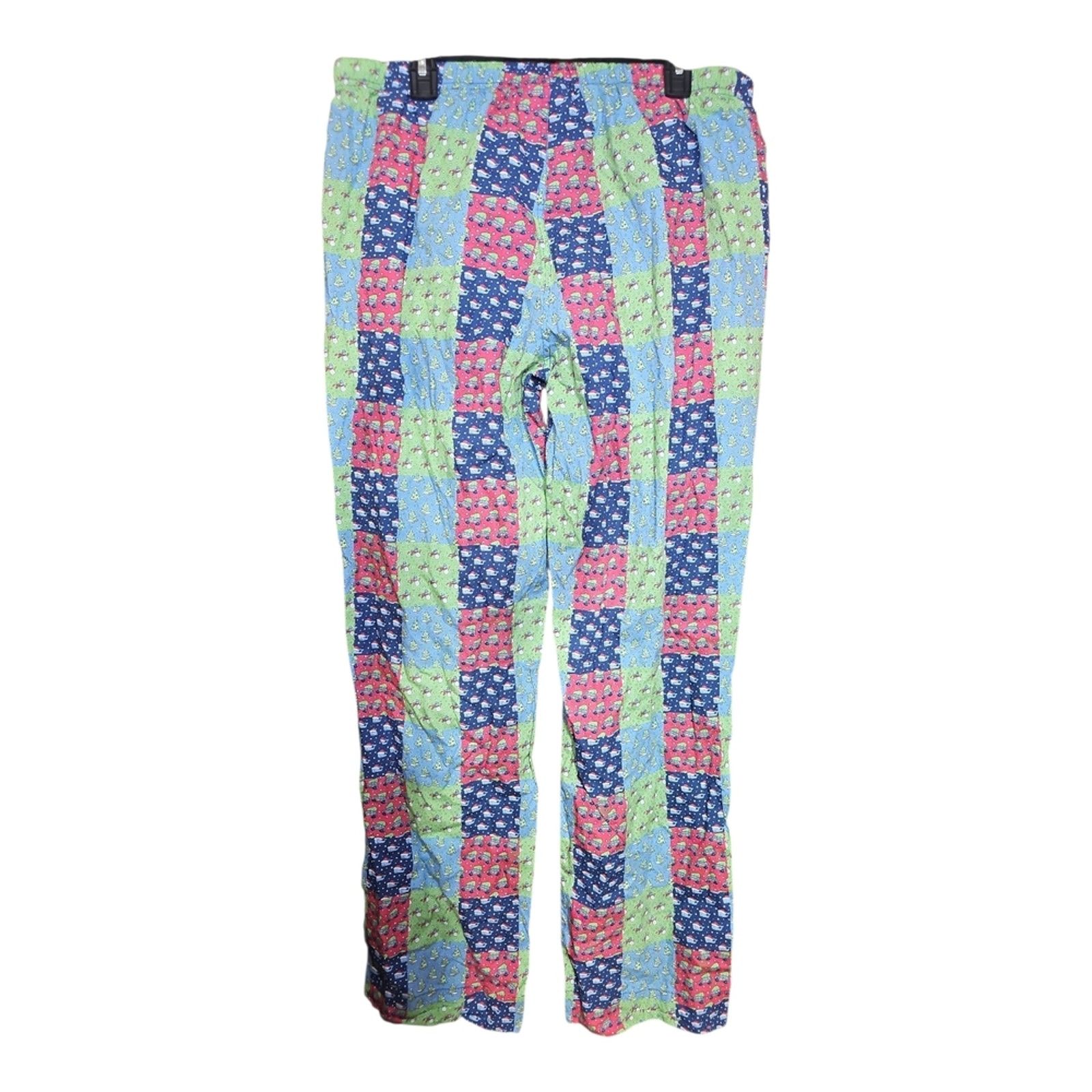 Vineyard Vines Vineyard Vines Multicolor Patchwork Holiday Pajama Pants Size US 38 / EU 54 - 4 Thumbnail