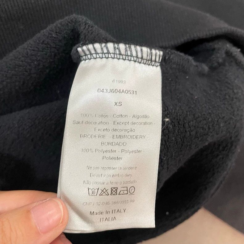 Dior Dior Black curved pin sweatshirt Size US XS / EU 42 / 0 - 5 Thumbnail