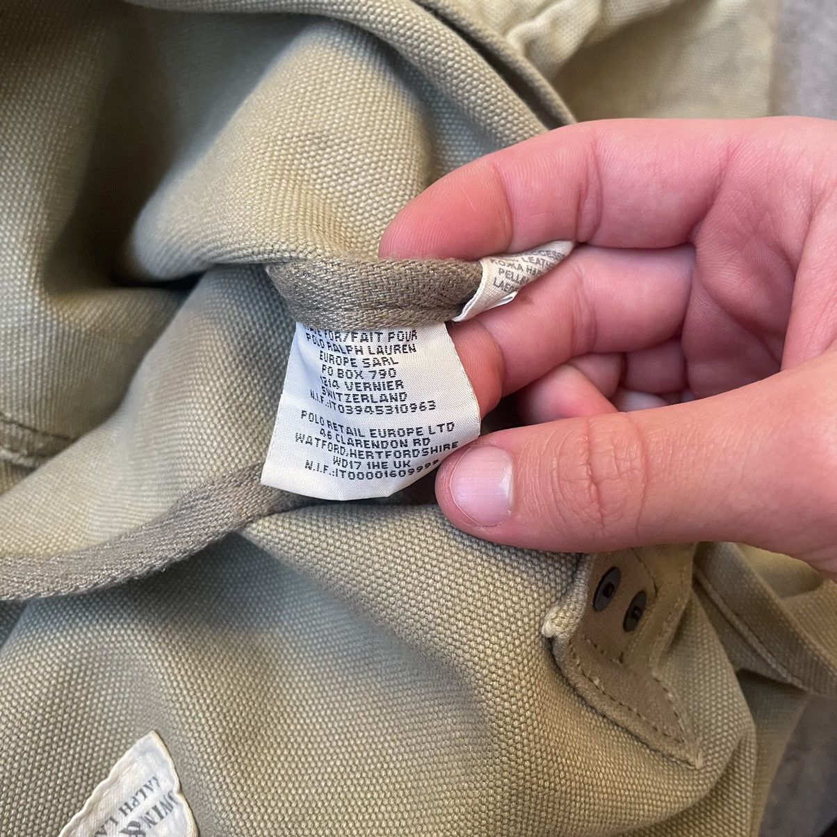 Denim & Supply Ralph Lauren × Vintage Vintage Ralph Lauren Military Messenger Bag Denim & Supply Size ONE SIZE - 11 Thumbnail
